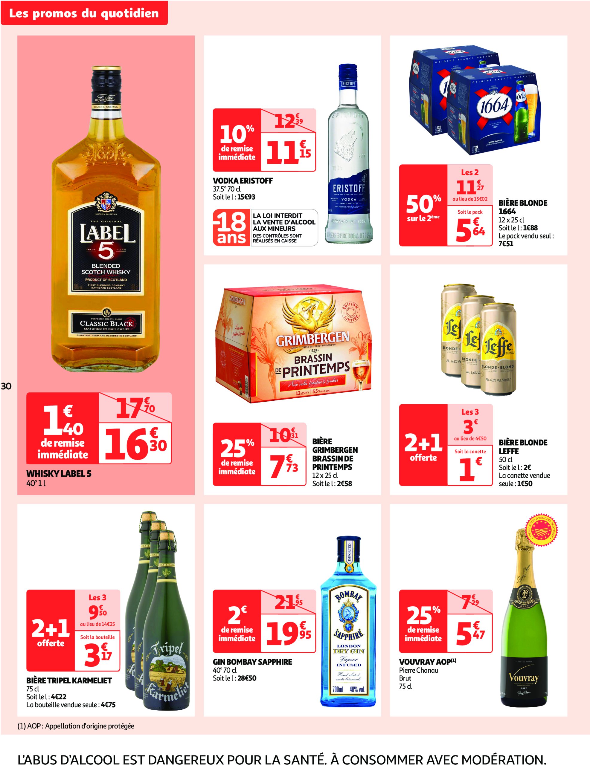 auchan - Catalogue Auchan supermarché - Comme en Italie, c'est aussi dans votre super valable dès 23/04 - 04/05 - page: 30 auchan - Catalogue Auchan supermarché - Comme en Italie, c'est aussi dans votre super valable dès 23/04 - 04/05 - page: 30