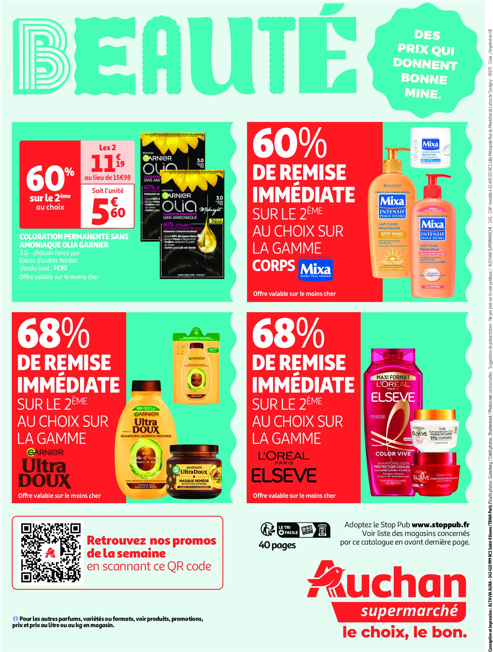 auchan - Catalogue Auchan supermarché - Comme en Italie, c'est aussi dans votre super valable dès 23/04 - 04/05 - page: 40 auchan - Catalogue Auchan supermarché - Comme en Italie, c'est aussi dans votre super valable dès 23/04 - 04/05 - page: 40