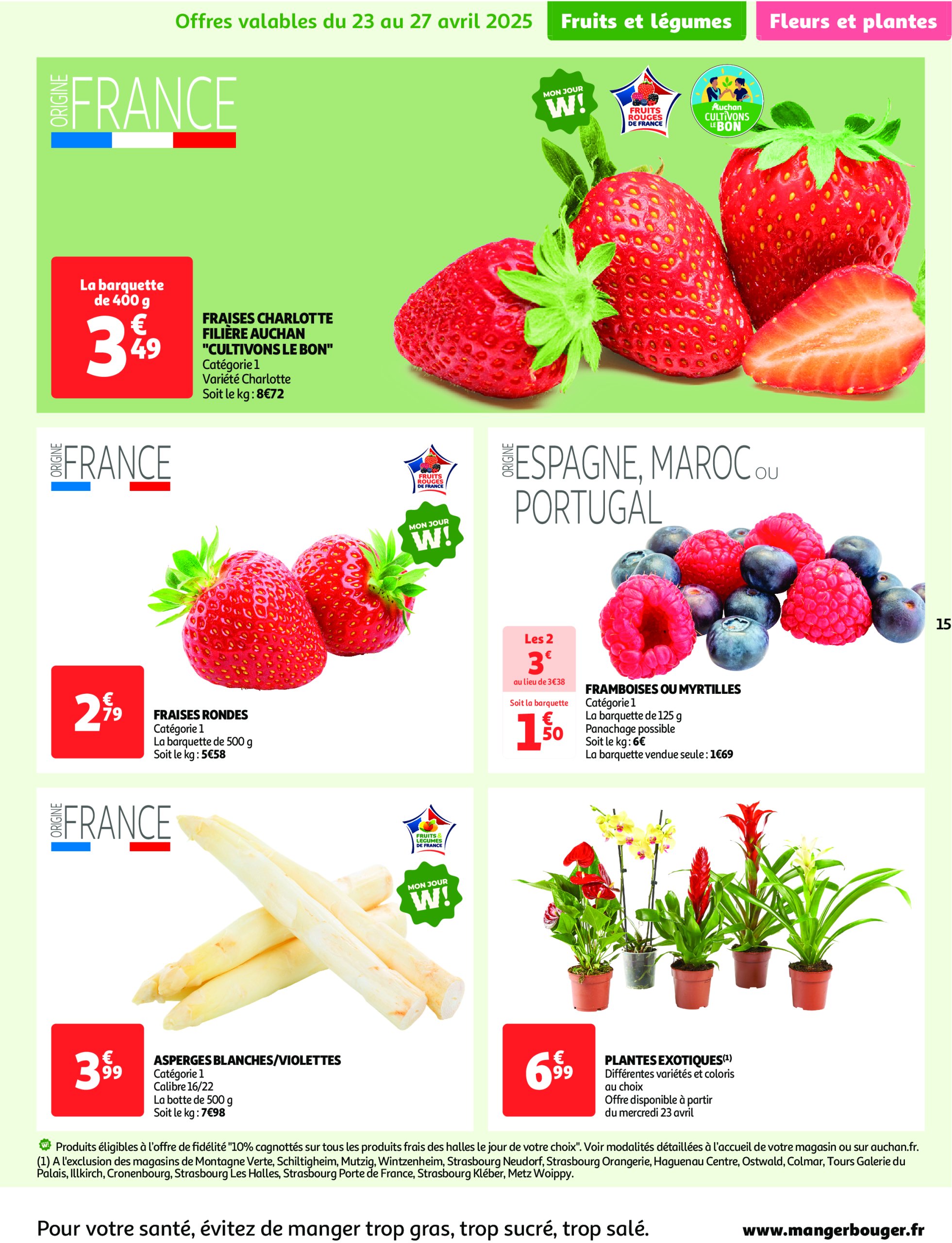 auchan - Catalogue Auchan supermarché - Comme en Italie, c'est aussi dans votre super valable dès 23/04 - 04/05 - page: 15 auchan - Catalogue Auchan supermarché - Comme en Italie, c'est aussi dans votre super valable dès 23/04 - 04/05 - page: 15
