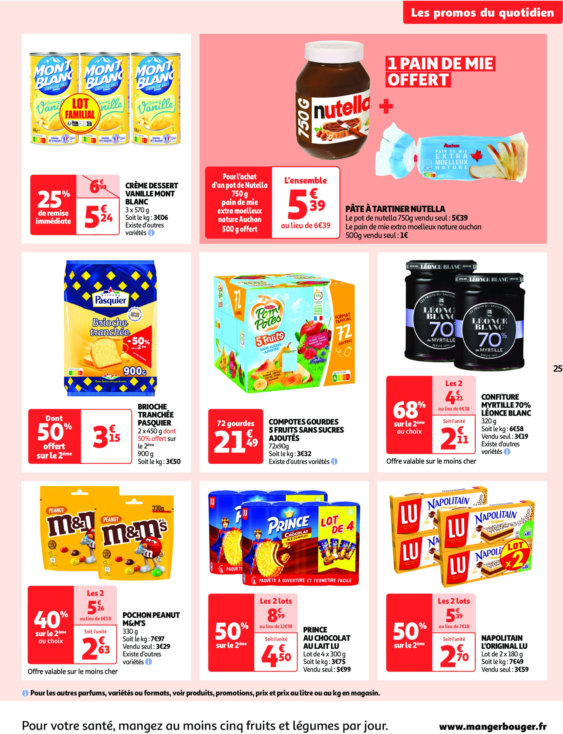 auchan - Catalogue Auchan supermarché - Comme en Italie, c'est aussi dans votre super valable dès 23/04 - 04/05 - page: 25 auchan - Catalogue Auchan supermarché - Comme en Italie, c'est aussi dans votre super valable dès 23/04 - 04/05 - page: 25