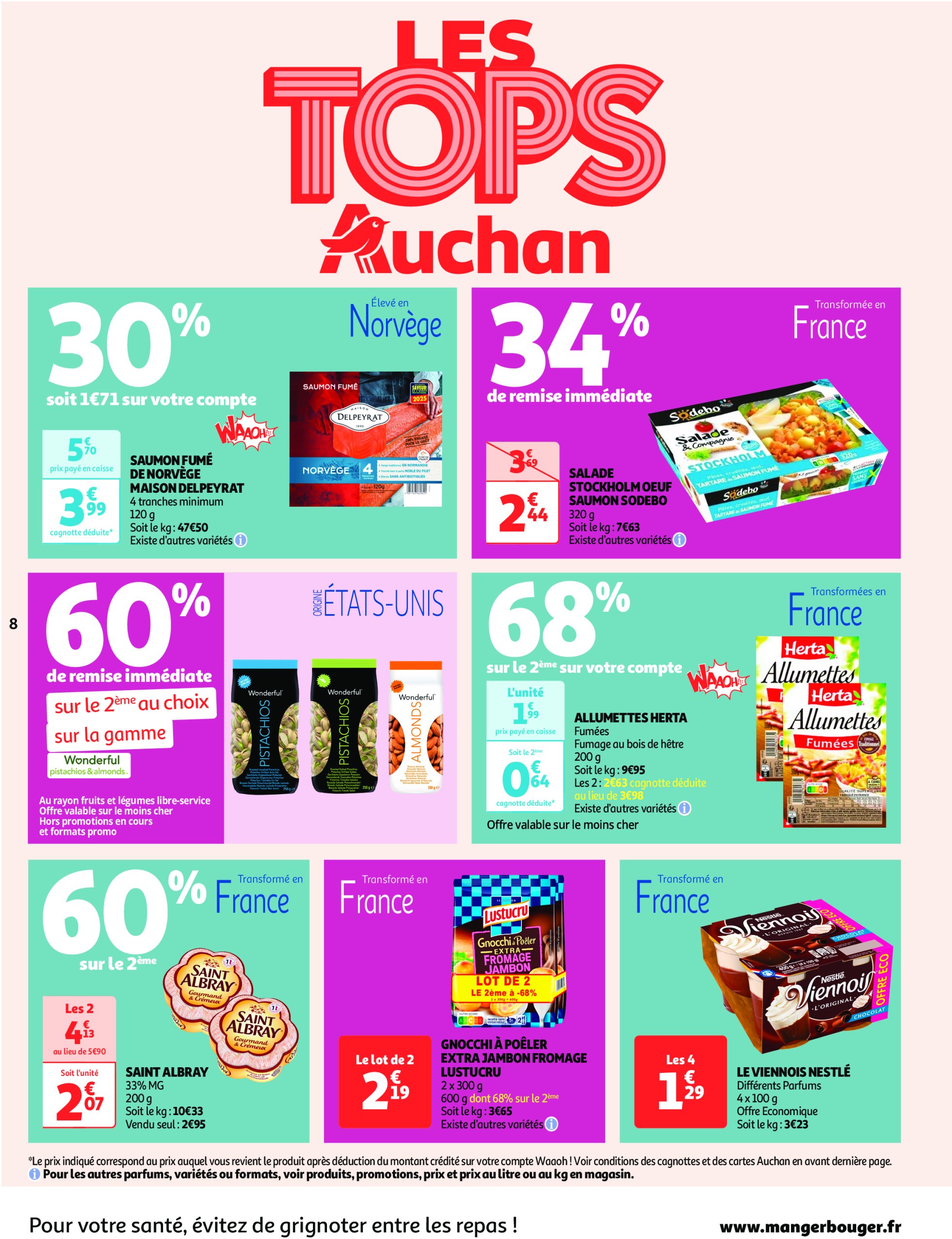 auchan - Catalogue Auchan supermarché - Le frais, le bon moins cher valable dès 29/04 - 03/05 - page: 8