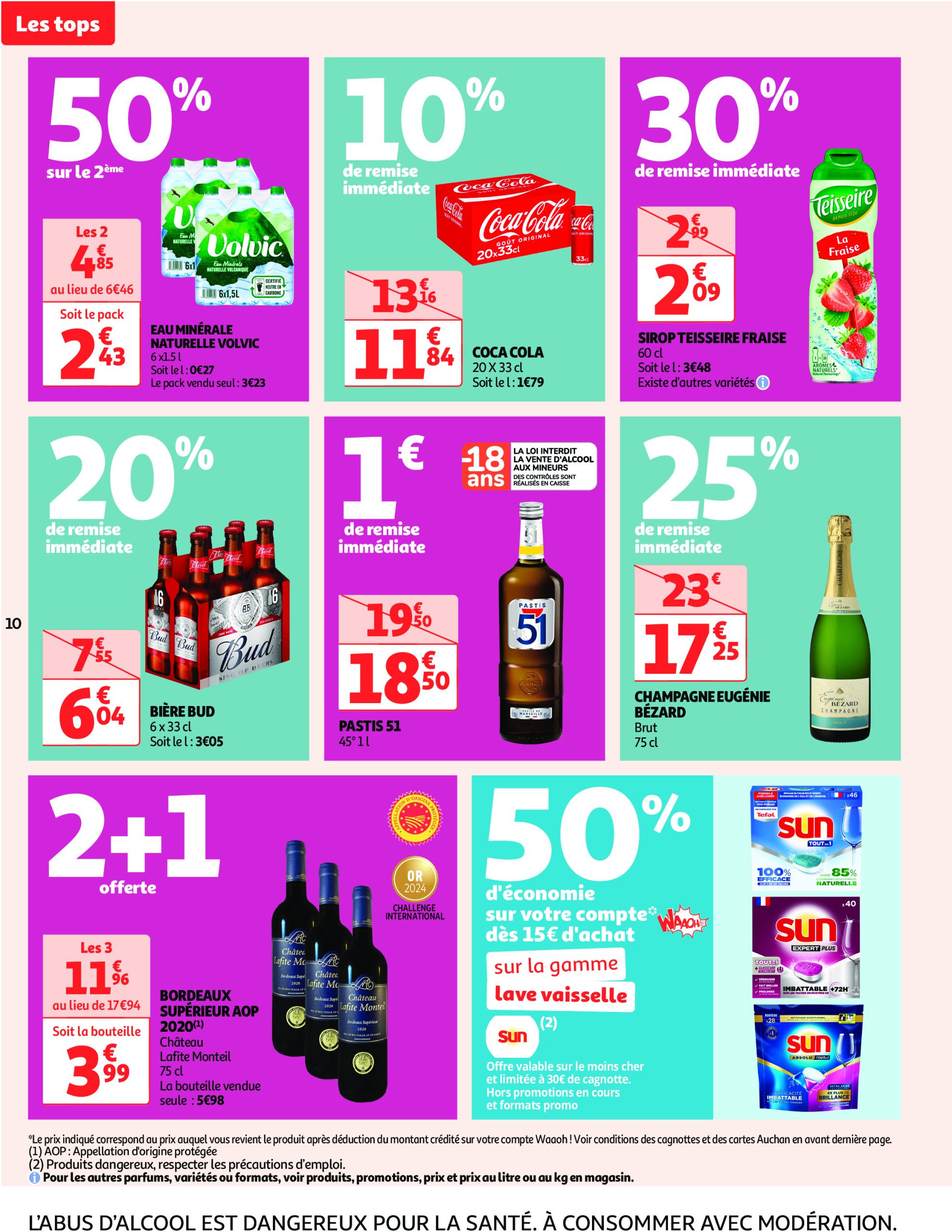 auchan - Catalogue Auchan supermarché - Le frais, le bon moins cher valable dès 29/04 - 03/05 - page: 10