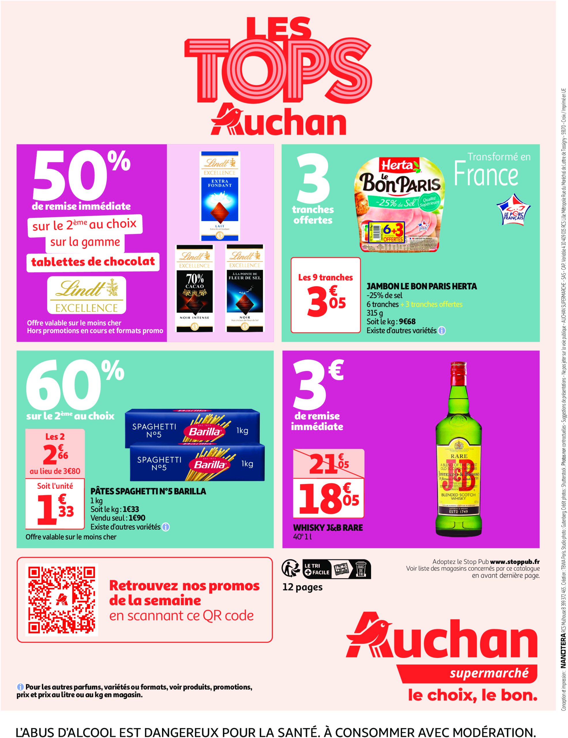 auchan - Catalogue Auchan supermarché - Le frais, le bon moins cher valable dès 29/04 - 03/05 - page: 12