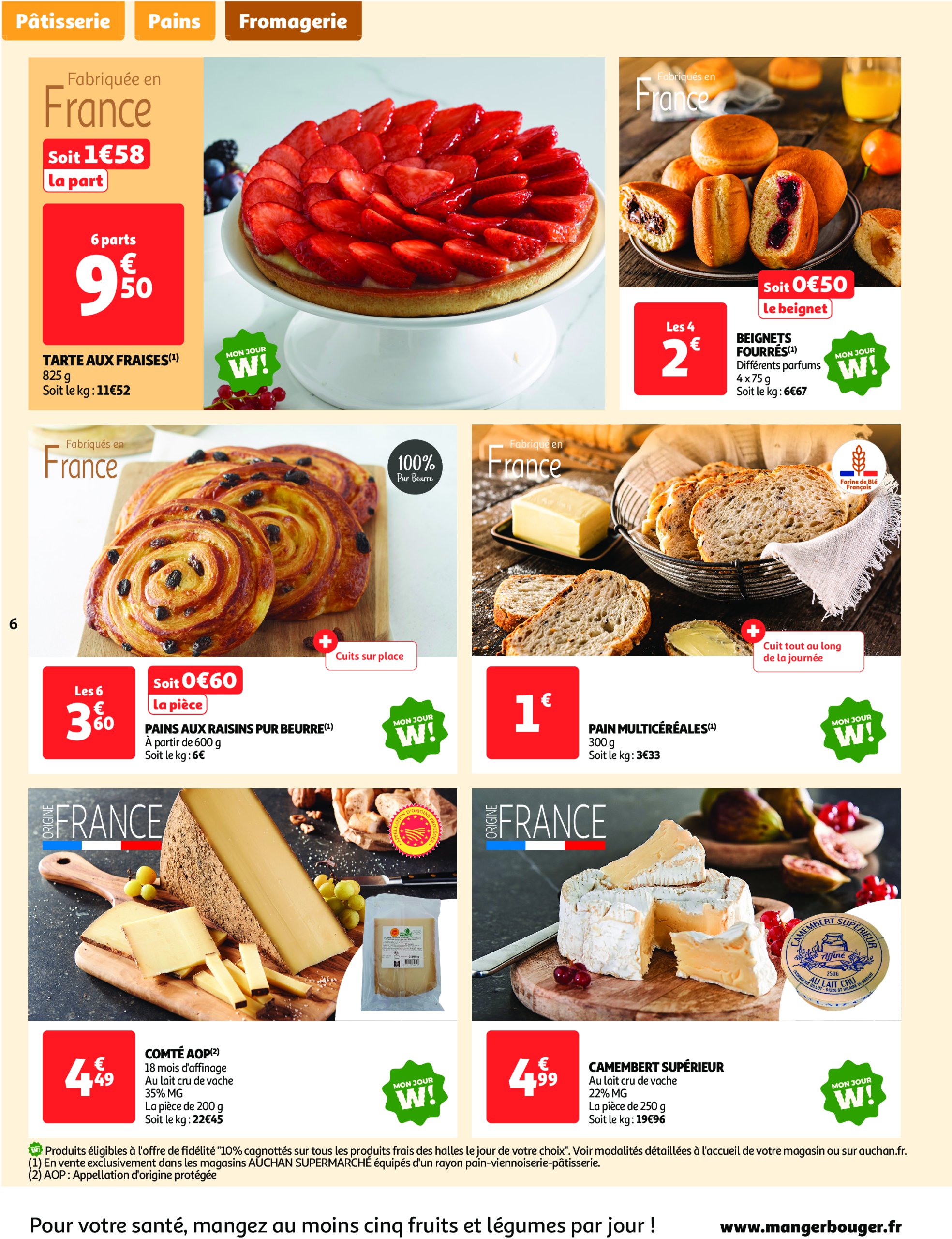 auchan - Catalogue Auchan supermarché - Le frais, le bon moins cher valable dès 29/04 - 03/05 - page: 6