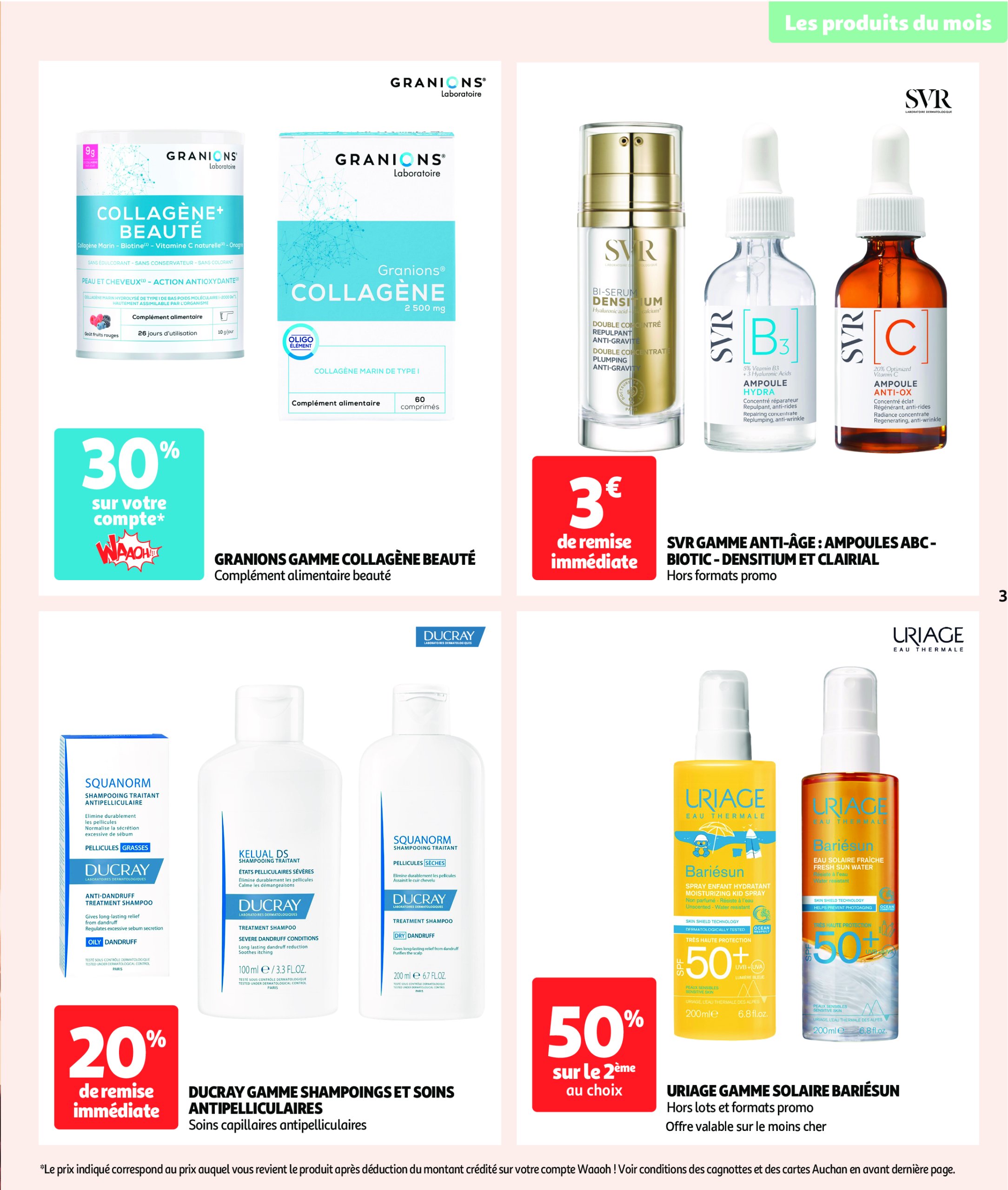 auchan - Catalogue Auchan - Pour les peaux à tendance économe valable dès 29/04 - 18/05 - page: 3