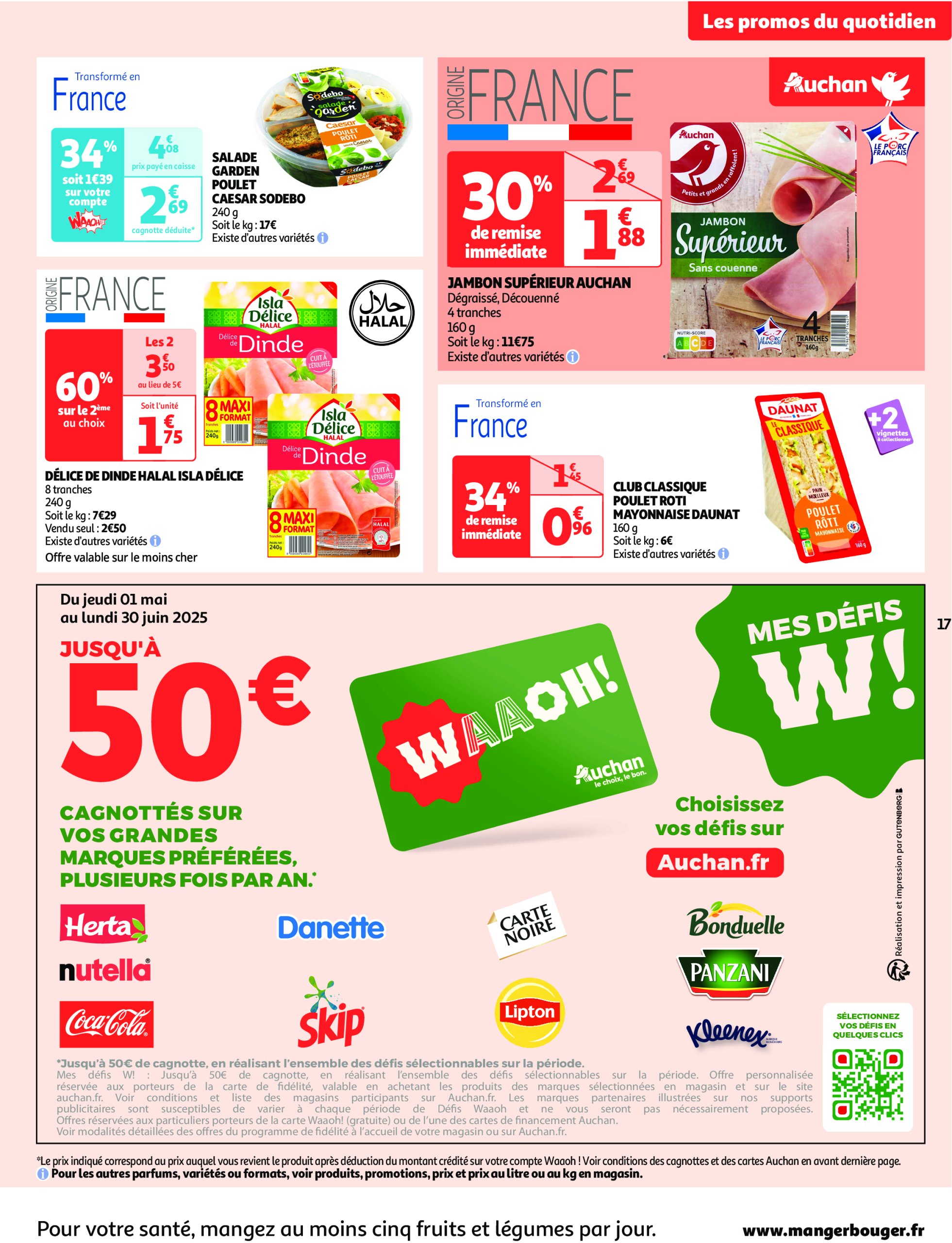 auchan - Catalogue Auchan Supermarché - Les halles de printemps valable dès 06/05 - 17/05 - page: 17