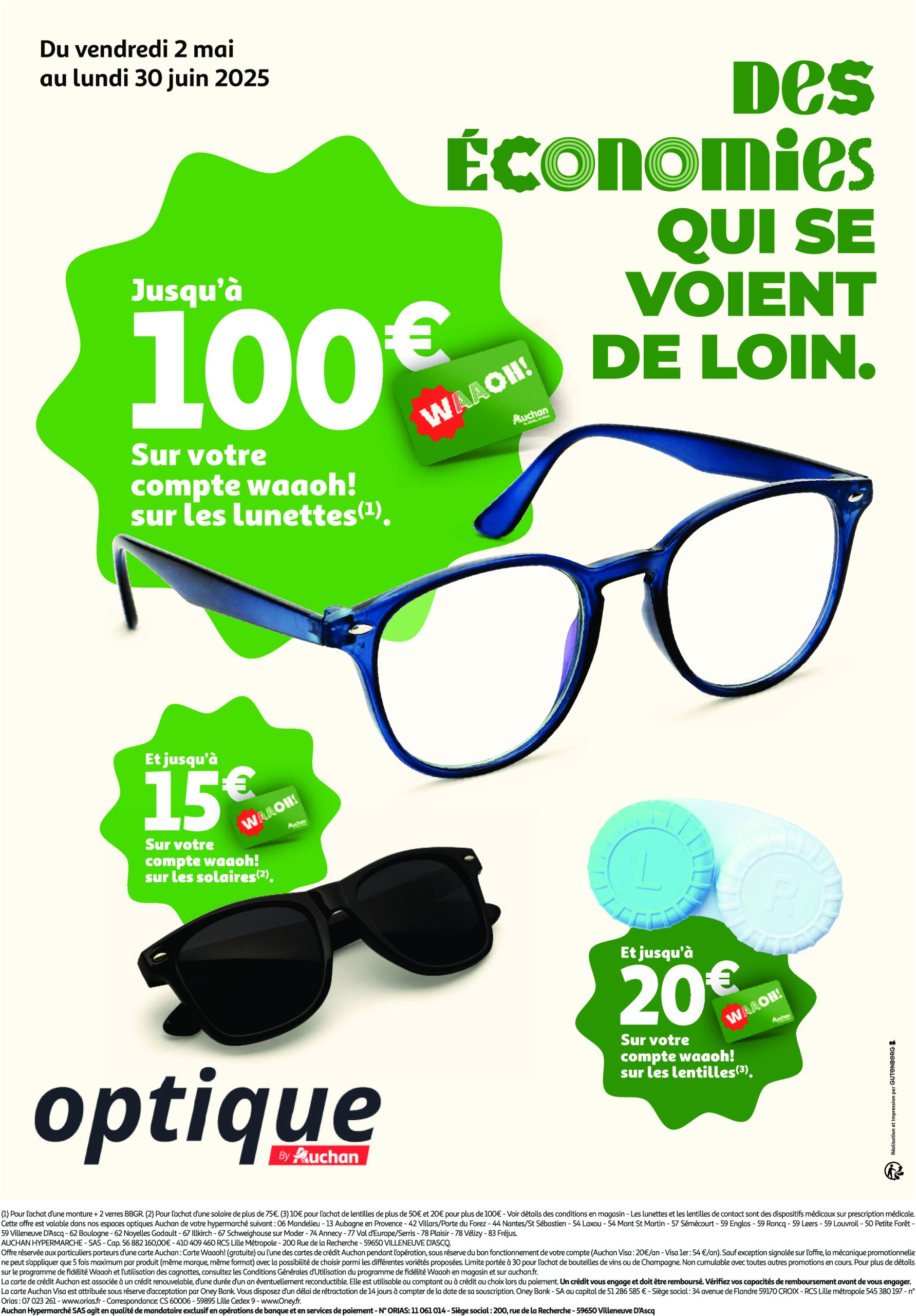 auchan - Catalogue Auchan - Des économies qui se voient de loin valable dès 02/05 - 30/06