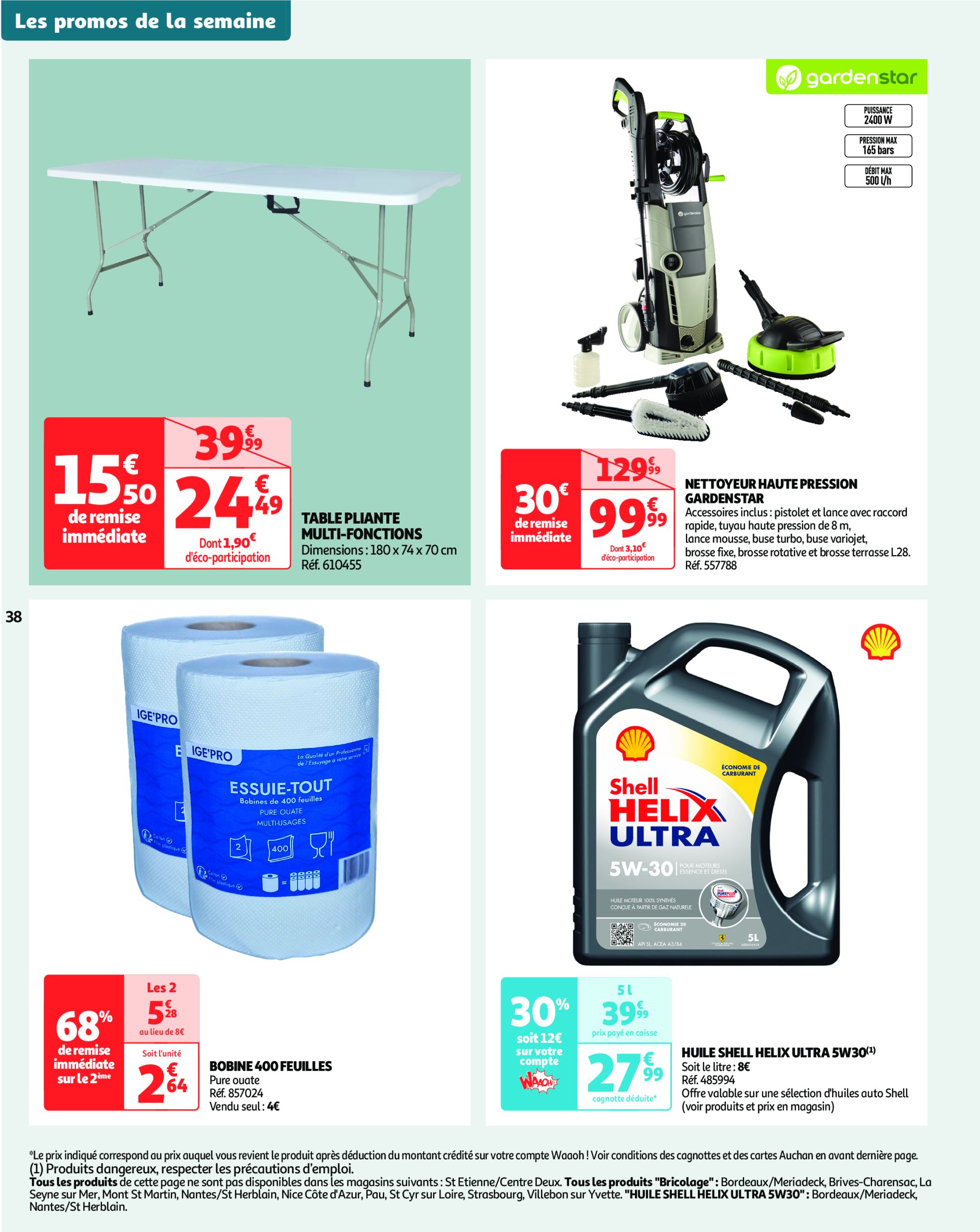 auchan - Catalogue Auchan - Des prix aussi bas, c'est le top valable dès 29/04 - 11/05 - page: 40 auchan - Catalogue Auchan - Des prix aussi bas, c'est le top valable dès 29/04 - 11/05 - page: 40