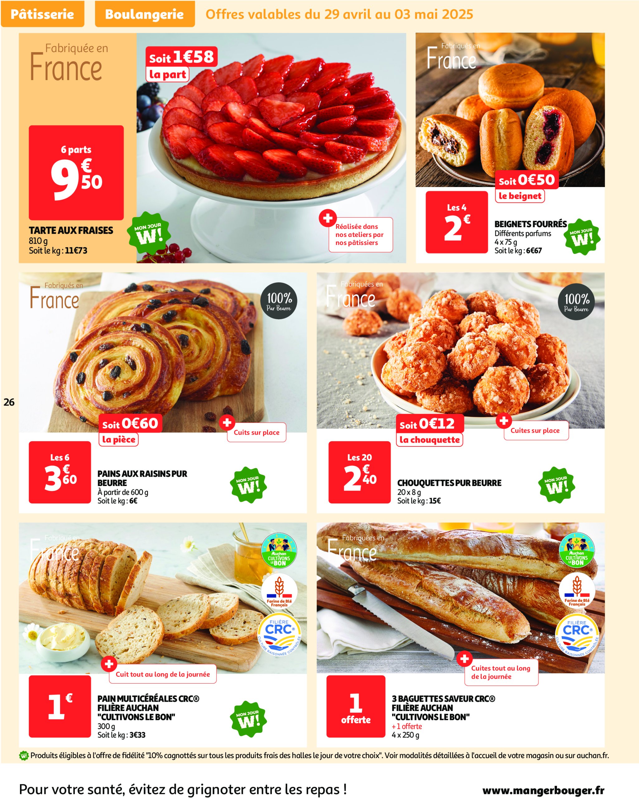auchan - Catalogue Auchan - Des prix aussi bas, c'est le top valable dès 29/04 - 11/05 - page: 26 auchan - Catalogue Auchan - Des prix aussi bas, c'est le top valable dès 29/04 - 11/05 - page: 26