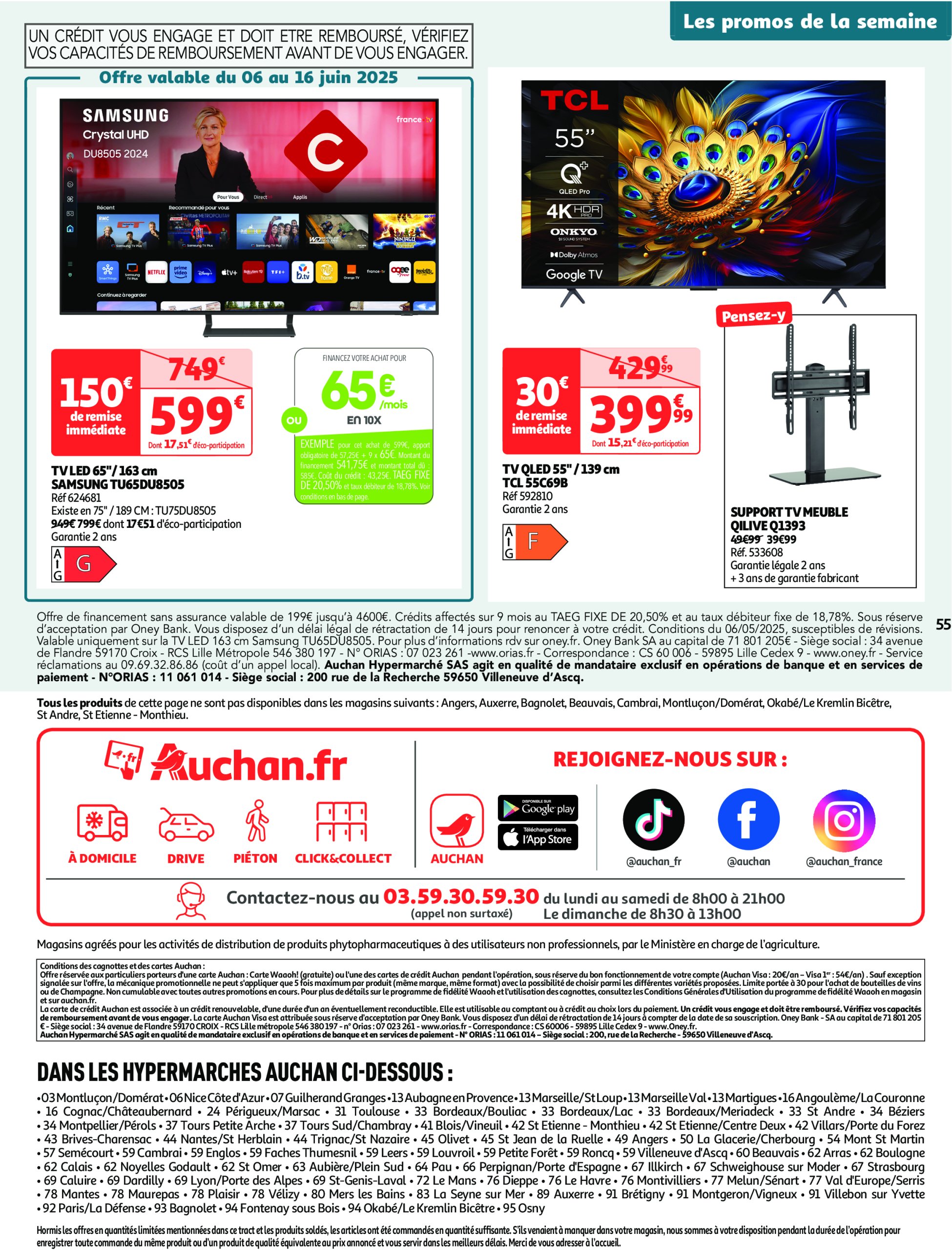 auchan - Catalogue Auchan - Retrouvez toutes nos offres printanière valable dès 06/05 - 18/05 - page: 55 auchan - Catalogue Auchan - Retrouvez toutes nos offres printanière valable dès 06/05 - 18/05 - page: 55