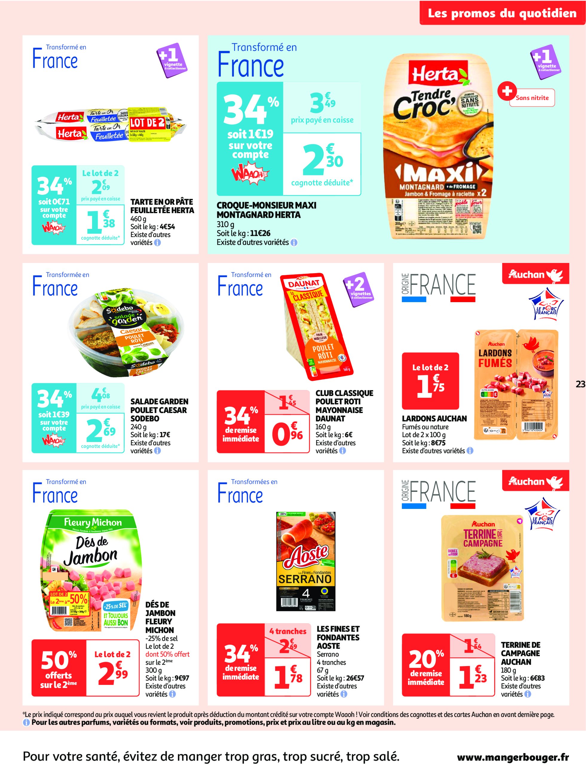 auchan - Catalogue Auchan - Retrouvez toutes nos offres printanière valable dès 06/05 - 18/05 - page: 23 auchan - Catalogue Auchan - Retrouvez toutes nos offres printanière valable dès 06/05 - 18/05 - page: 23