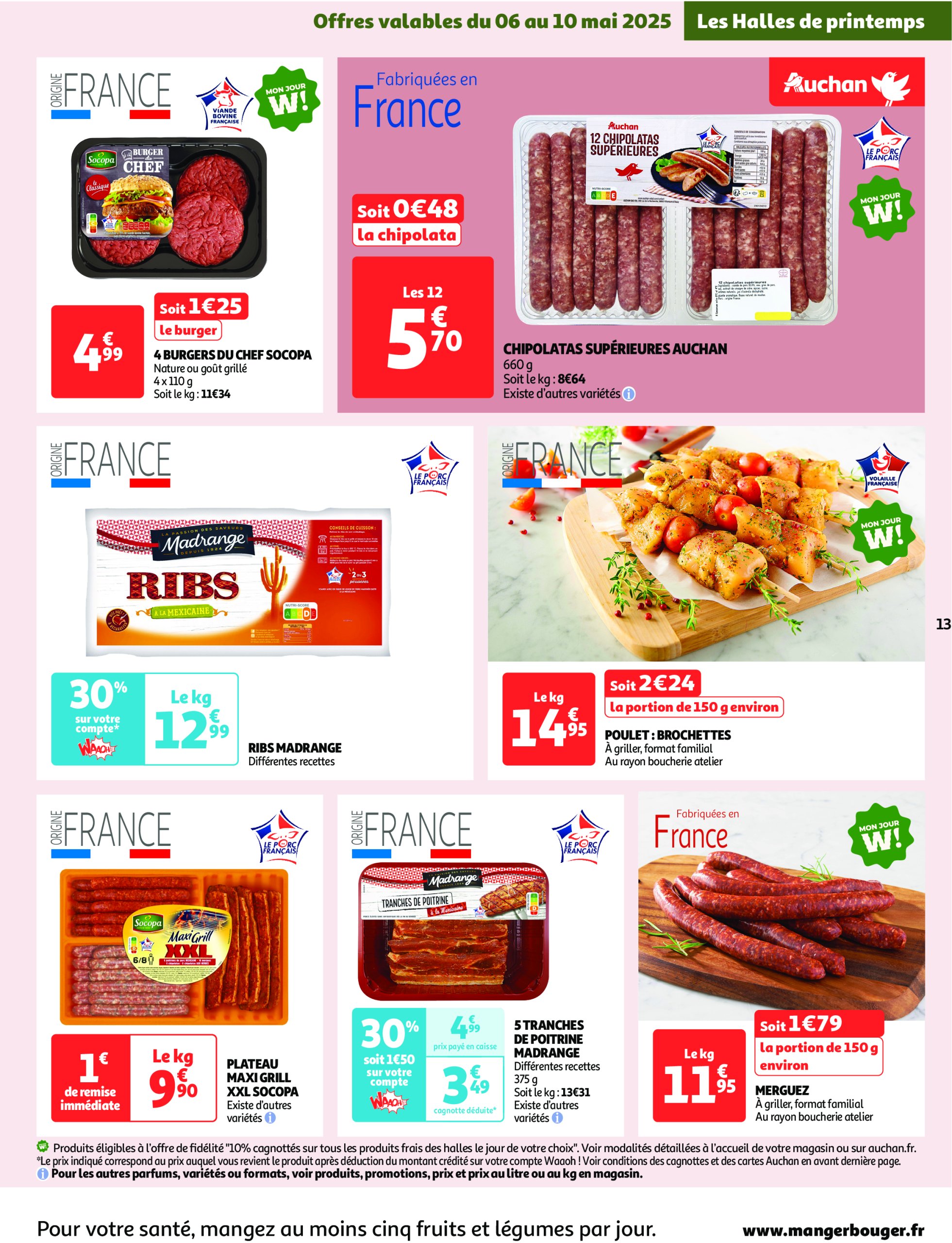 auchan - Catalogue Auchan - Retrouvez toutes nos offres printanière valable dès 06/05 - 18/05 - page: 13 auchan - Catalogue Auchan - Retrouvez toutes nos offres printanière valable dès 06/05 - 18/05 - page: 13