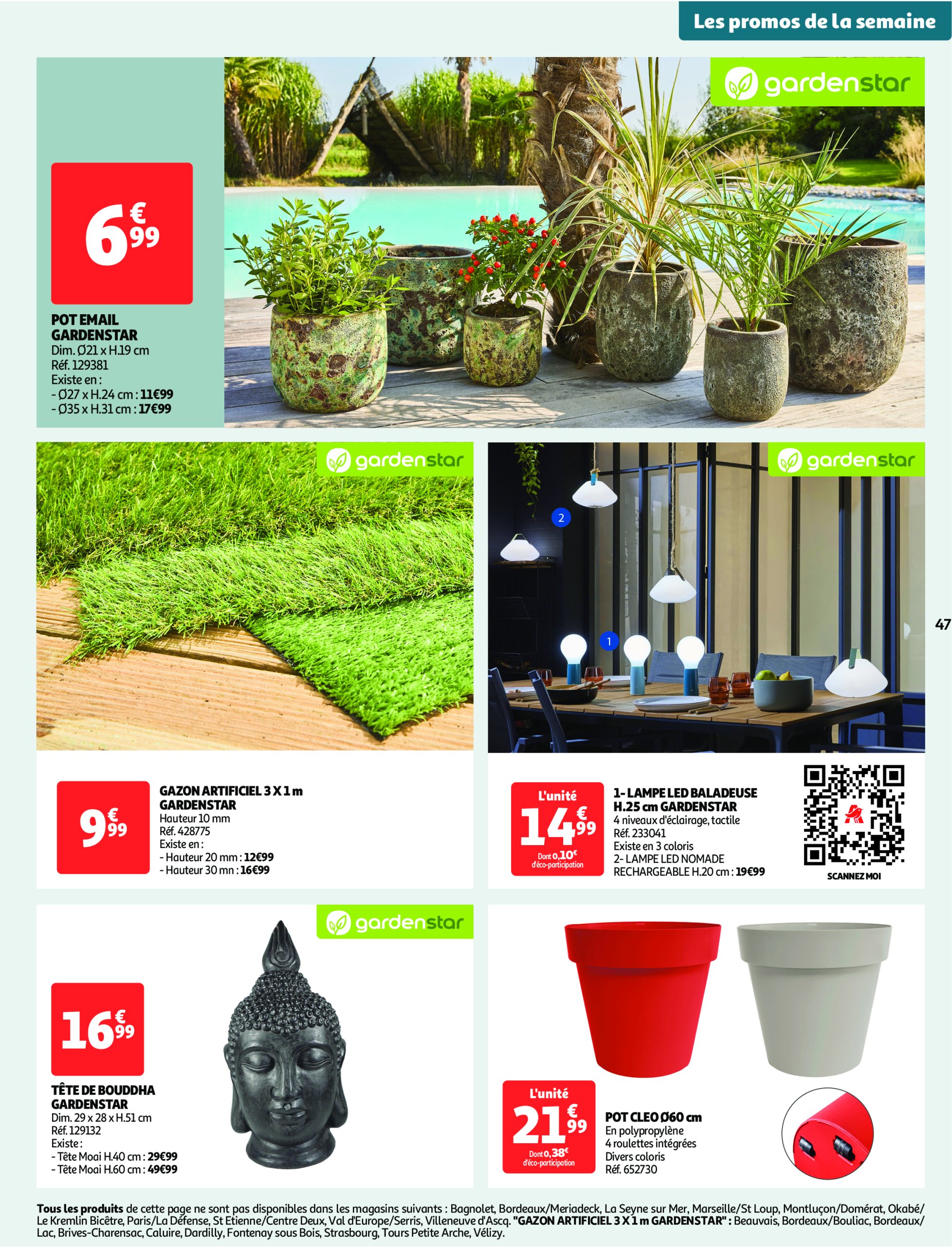 auchan - Catalogue Auchan - Retrouvez toutes nos offres printanière valable dès 06/05 - 18/05 - page: 47 auchan - Catalogue Auchan - Retrouvez toutes nos offres printanière valable dès 06/05 - 18/05 - page: 47