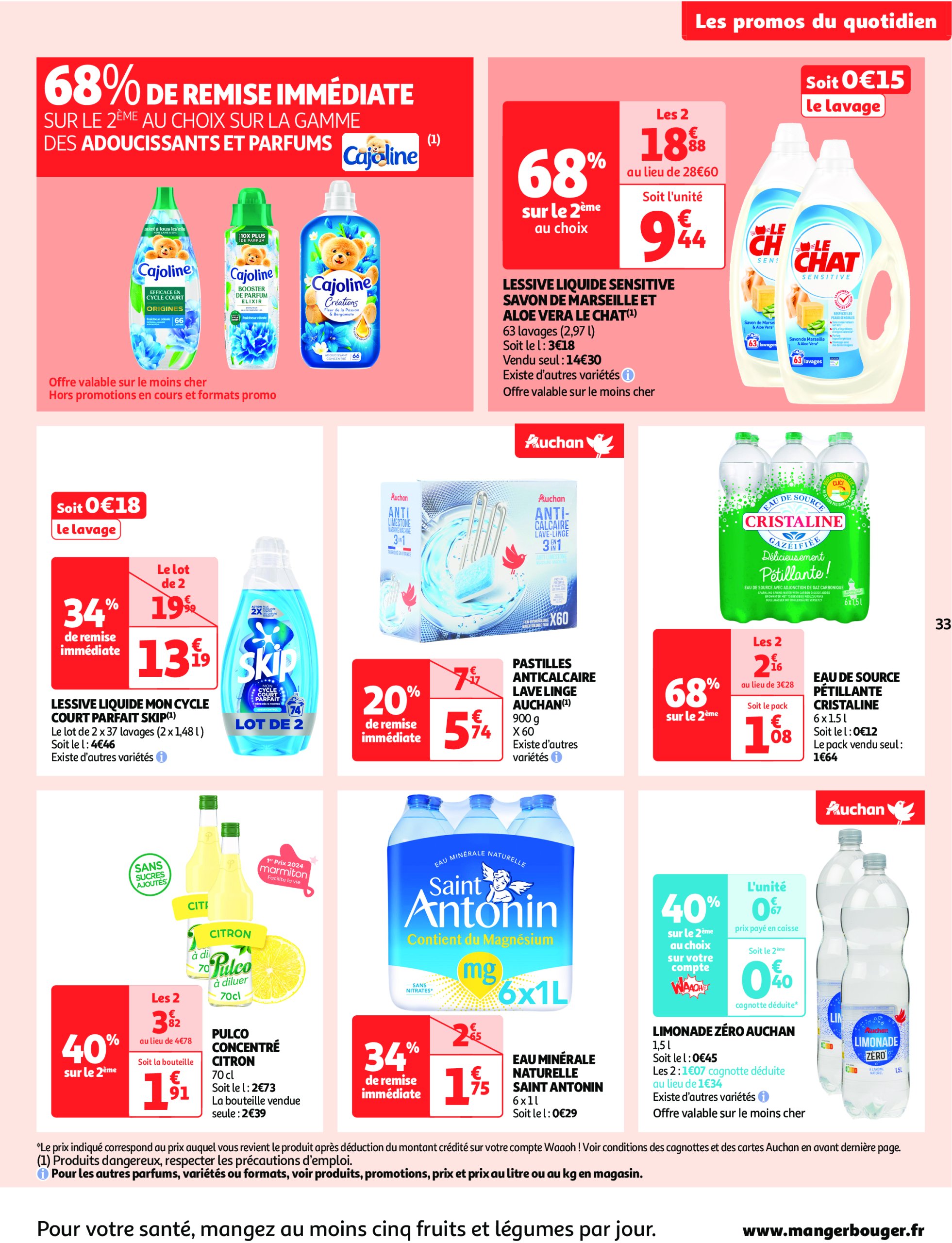 auchan - Catalogue Auchan - Retrouvez toutes nos offres printanière valable dès 06/05 - 18/05 - page: 33 auchan - Catalogue Auchan - Retrouvez toutes nos offres printanière valable dès 06/05 - 18/05 - page: 33