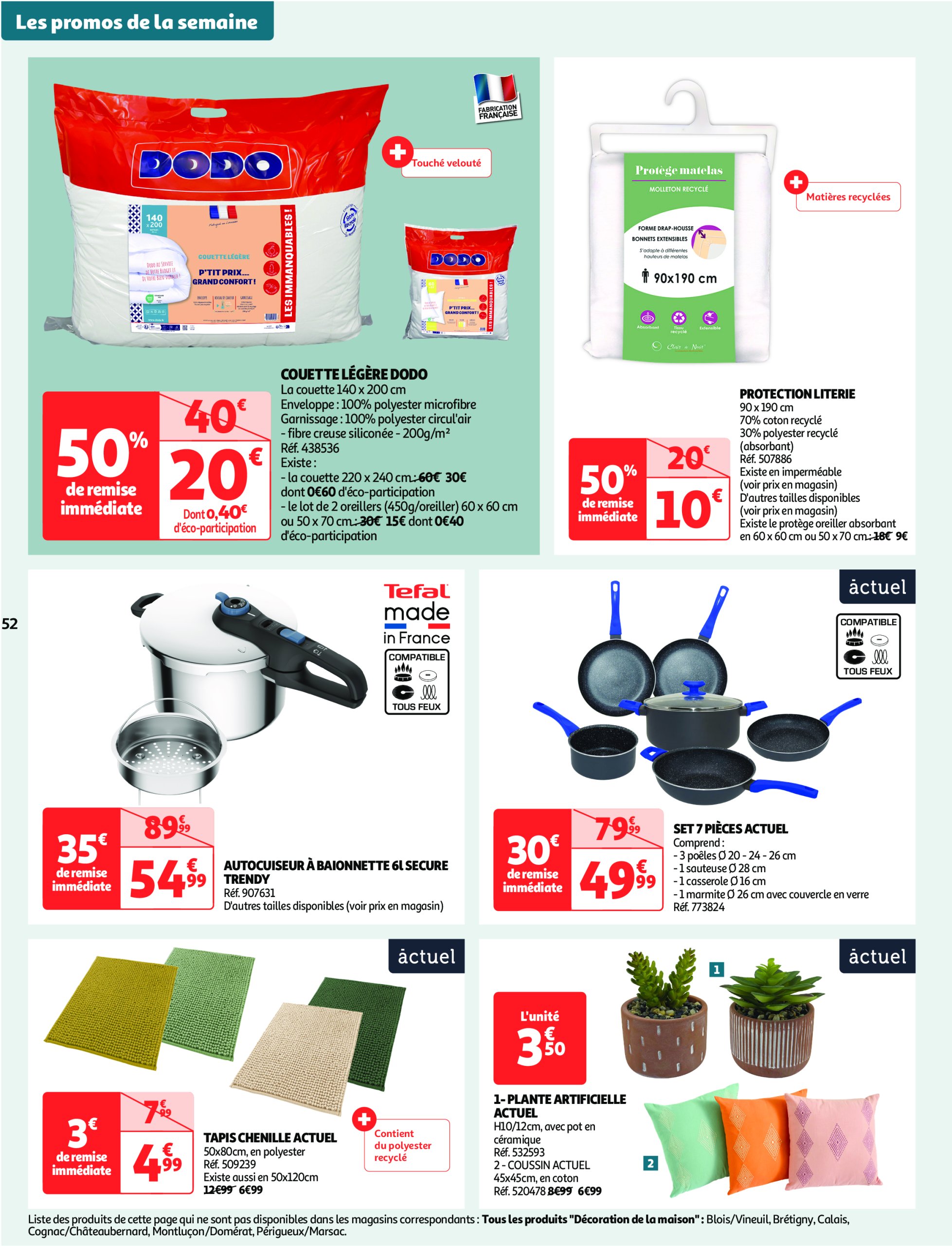 auchan - Catalogue Auchan - Retrouvez toutes nos offres printanière valable dès 06/05 - 18/05 - page: 52 auchan - Catalogue Auchan - Retrouvez toutes nos offres printanière valable dès 06/05 - 18/05 - page: 52