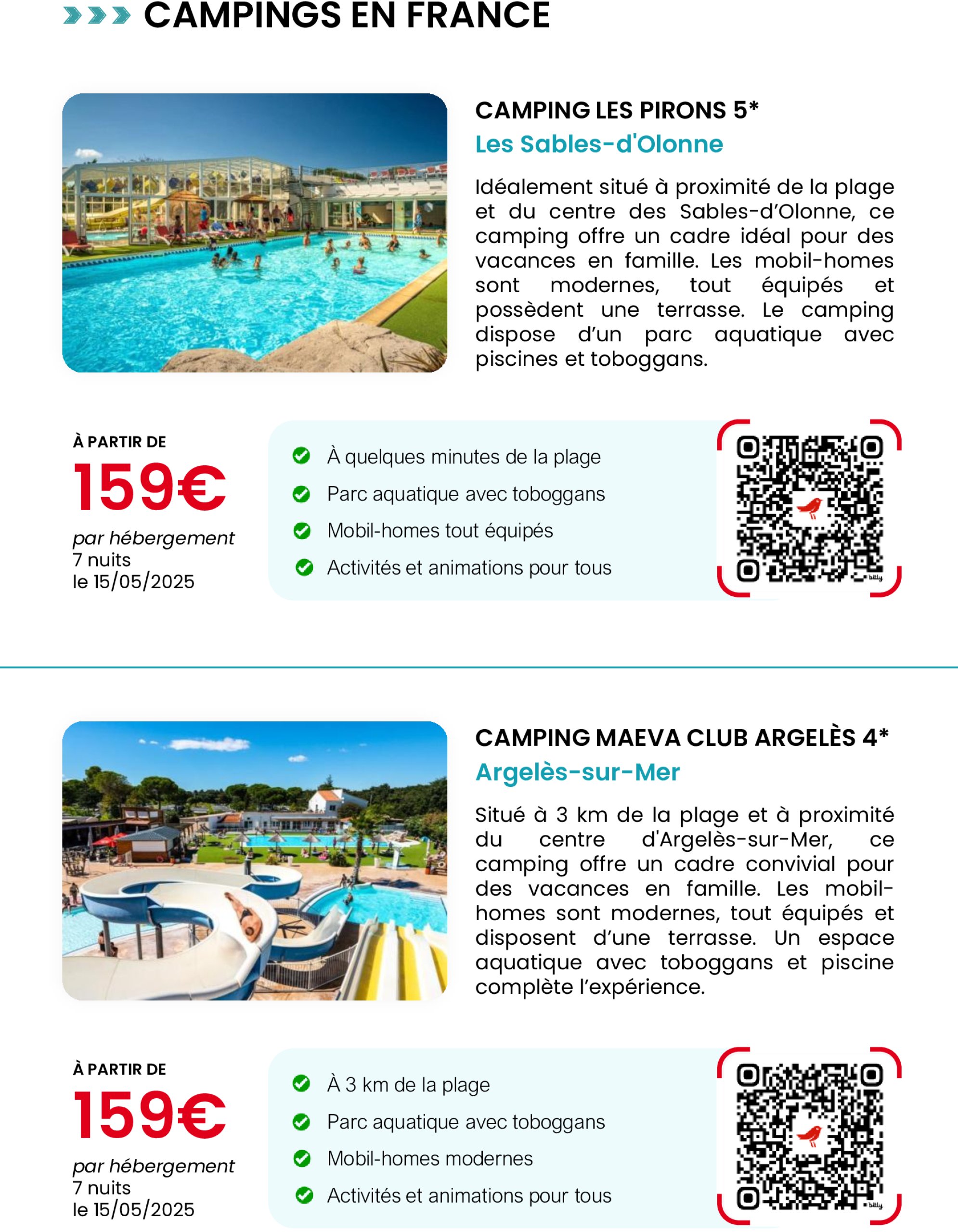 auchan - Catalogue Auchan voyages - Les bons plans voyages du moment ! valable dès 01/05 - 31/05 - page: 3