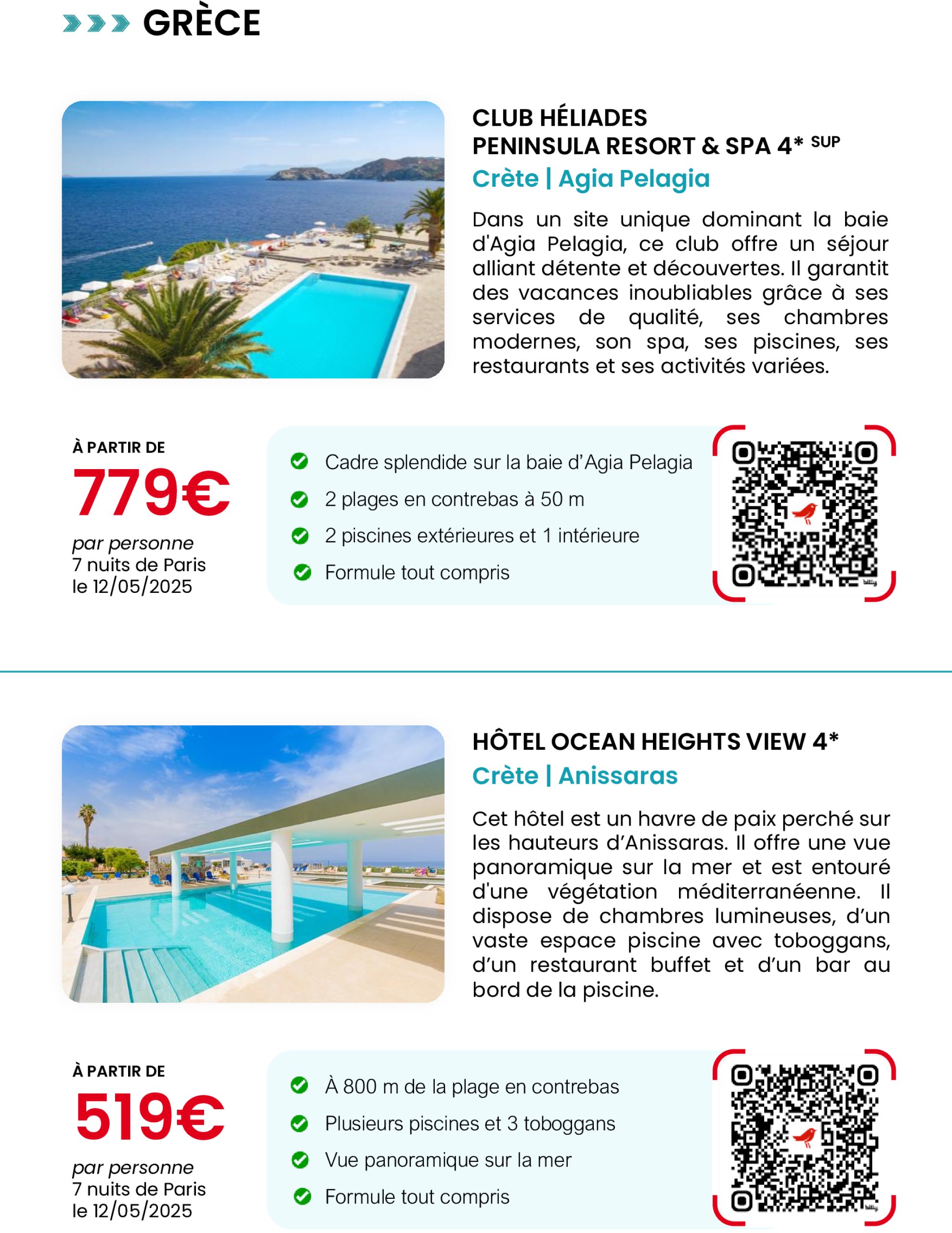 auchan - Catalogue Auchan voyages - Les bons plans voyages du moment ! valable dès 01/05 - 31/05 - page: 5