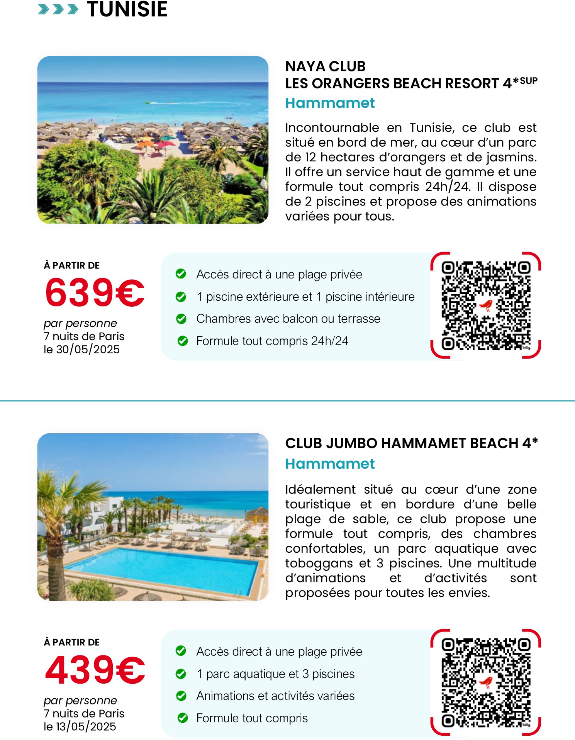 auchan - Catalogue Auchan voyages - Les bons plans voyages du moment ! valable dès 01/05 - 31/05 - page: 4