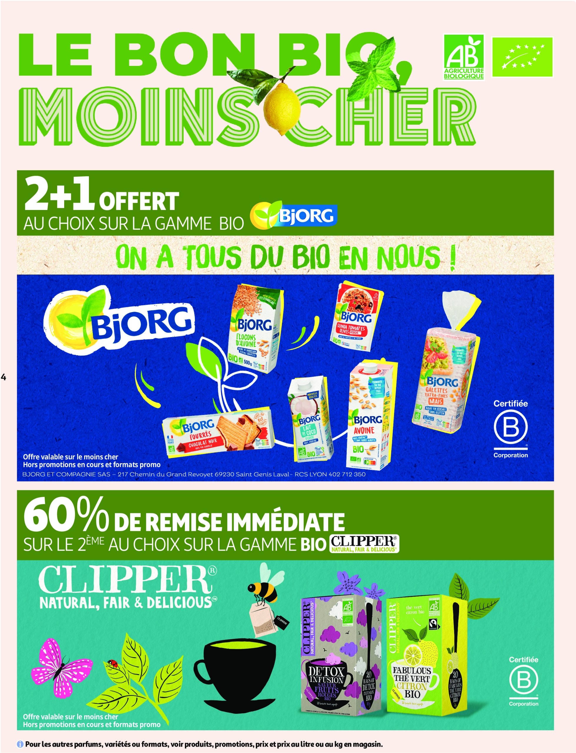 auchan - Catalogue Auchan - Tout le bio à prix sain valable dès 13/05 - 25/05 - page: 4