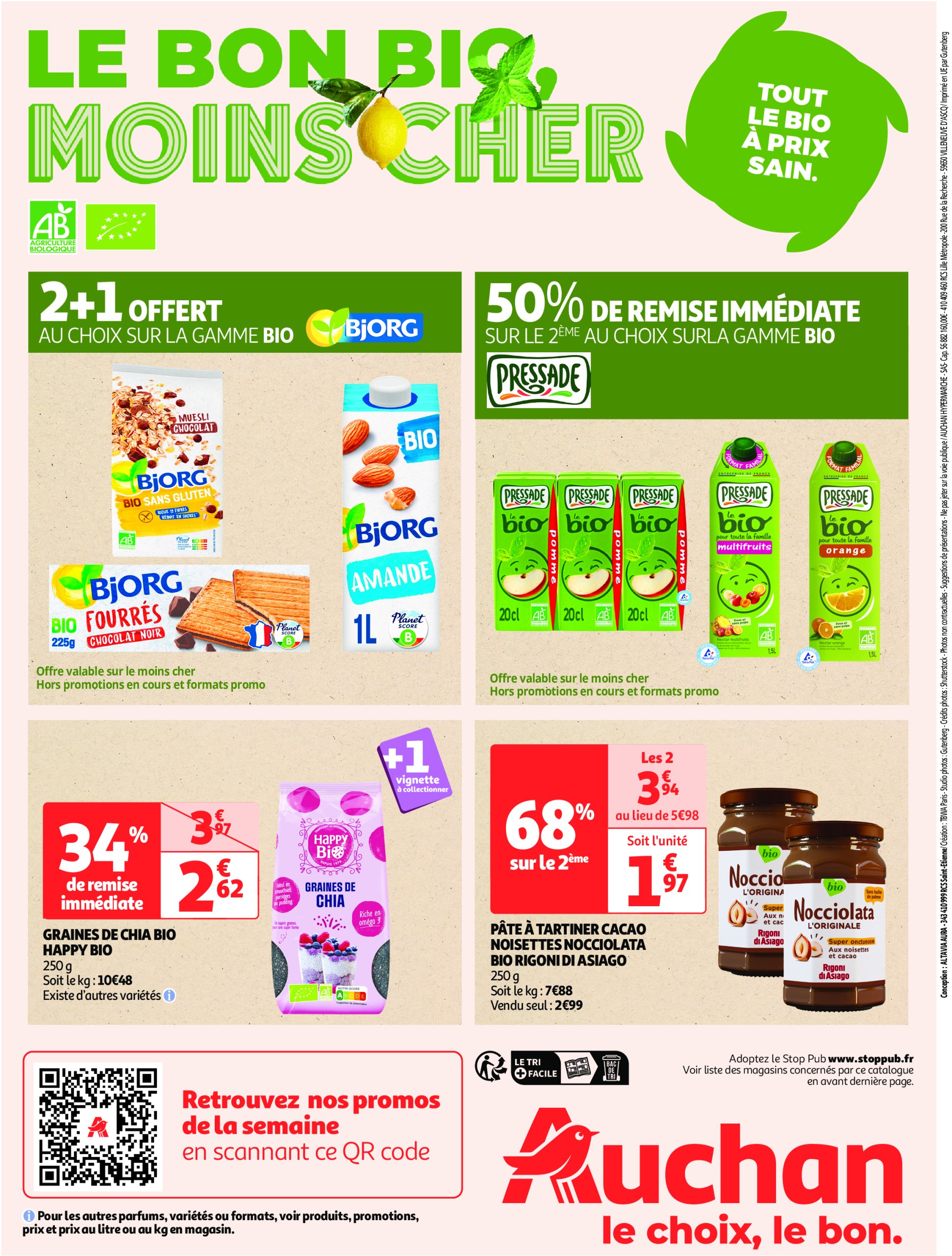 auchan - Catalogue Auchan - Tout le bio à prix sain valable dès 13/05 - 25/05 - page: 20