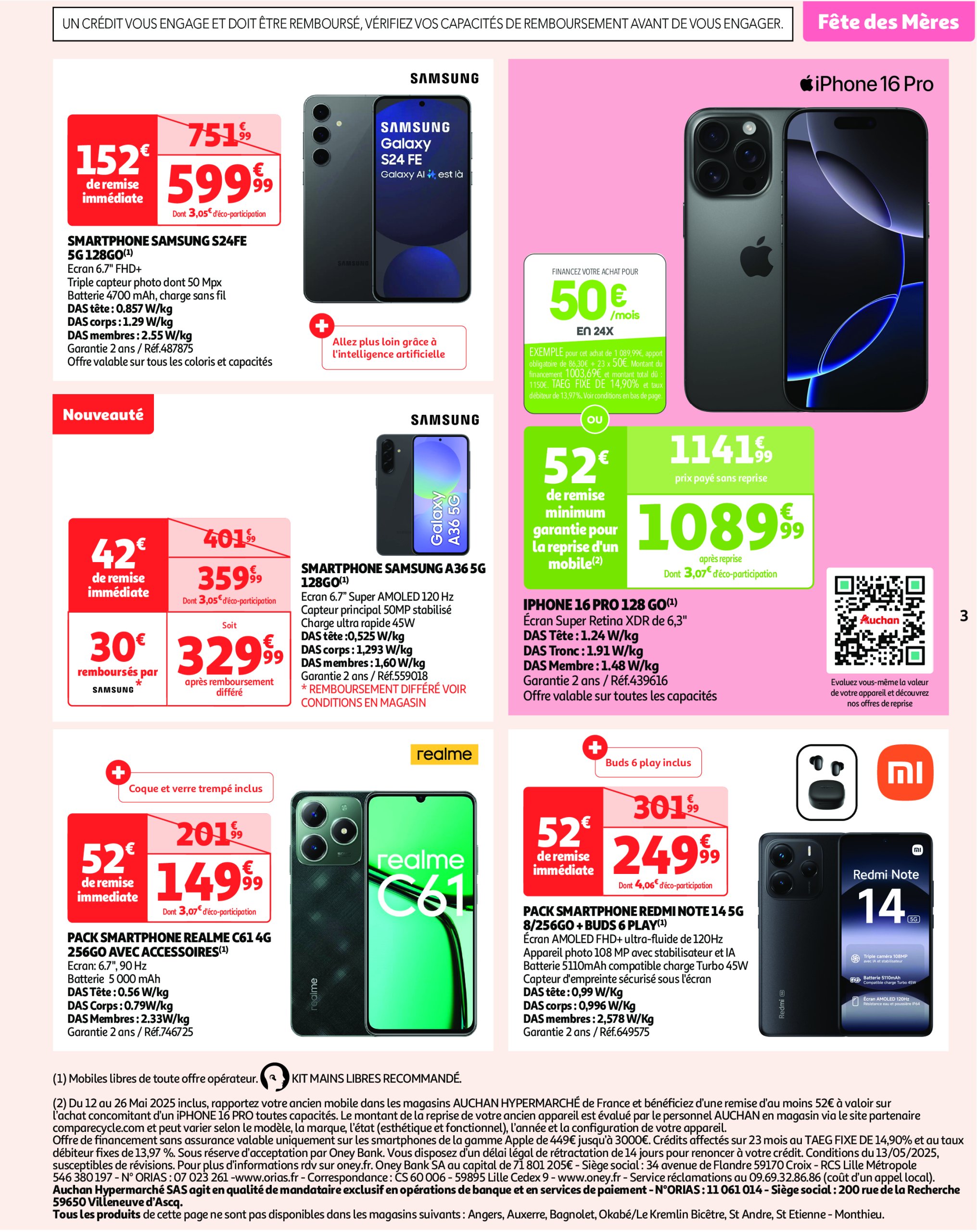 auchan - Catalogue Auchan - Le bon moins cher valable dès 13/05 - 25/05 - page: 3 auchan - Catalogue Auchan - Le bon moins cher valable dès 13/05 - 25/05 - page: 3