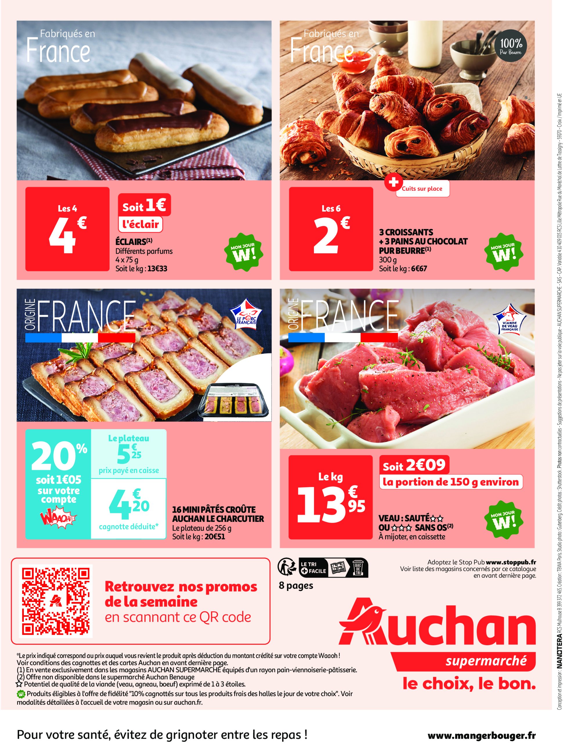 auchan - Catalogue Auchan supermarché - Le frais, le bon moins cher valable dès 13/05 - 17/05 - page: 8