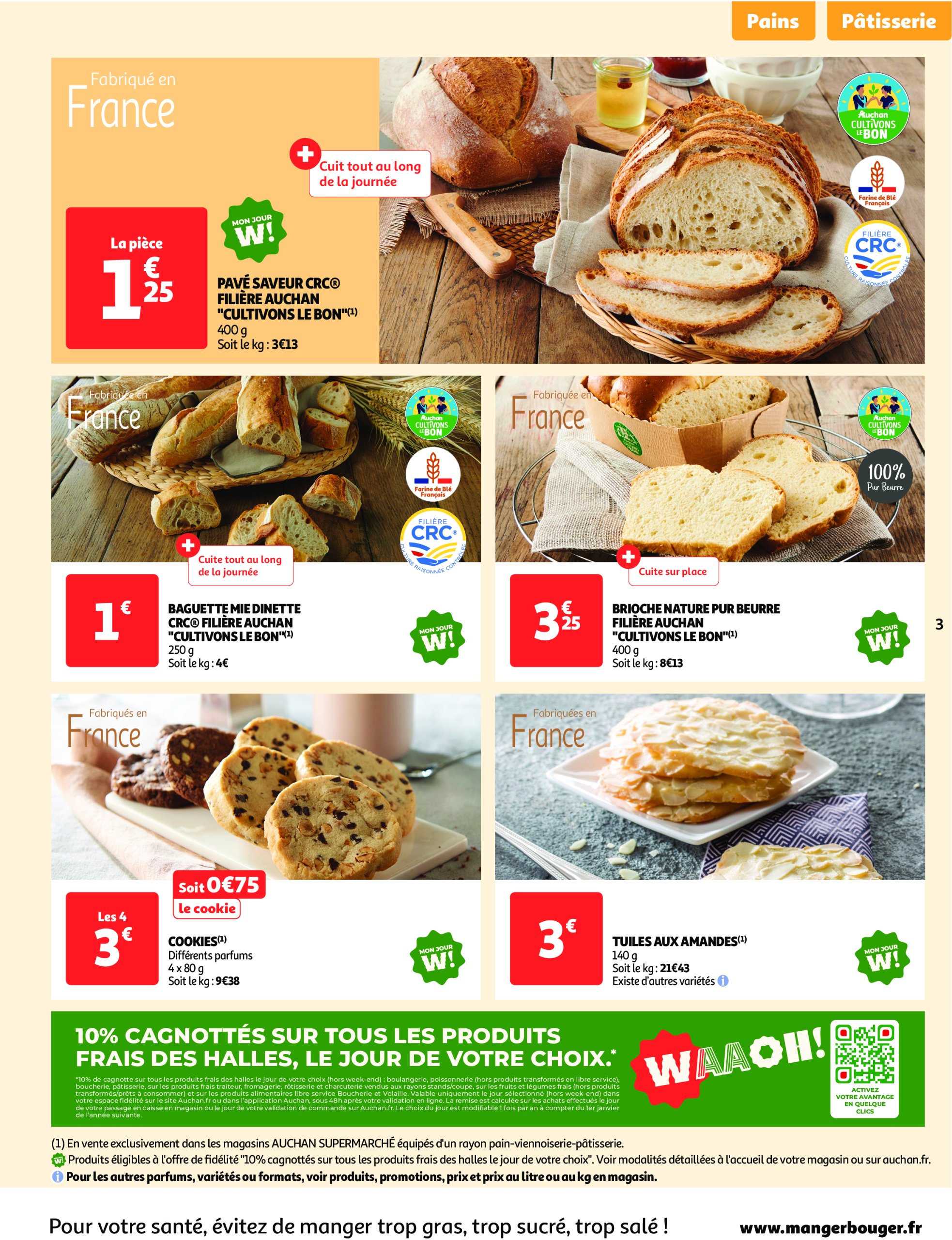 auchan - Catalogue Auchan supermarché - Le frais, le bon moins cher valable dès 13/05 - 17/05 - page: 3
