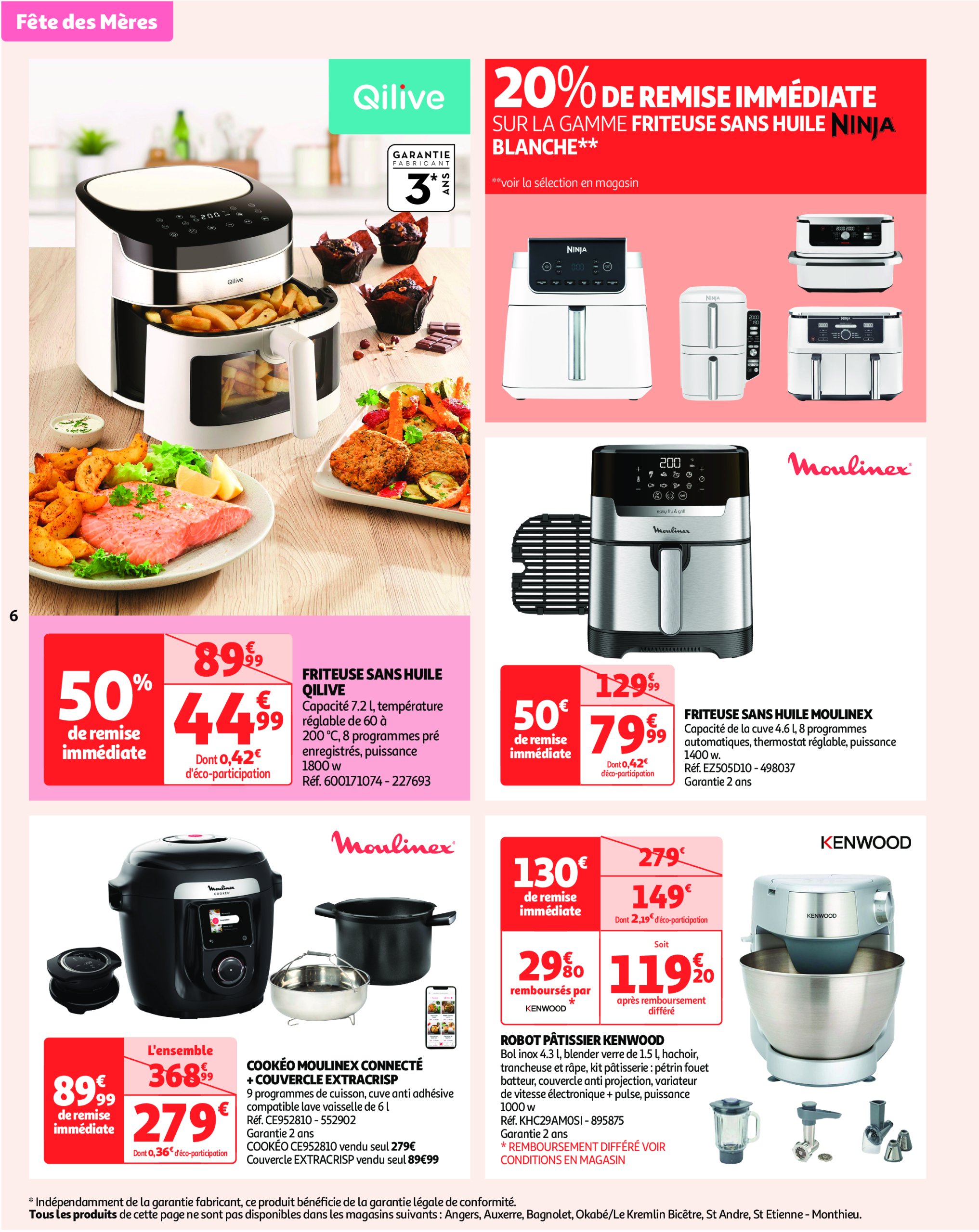 auchan - Catalogue Auchan - Fête des mères valable dès 13/05 - 25/05 - page: 6 auchan - Catalogue Auchan - Fête des mères valable dès 13/05 - 25/05 - page: 6