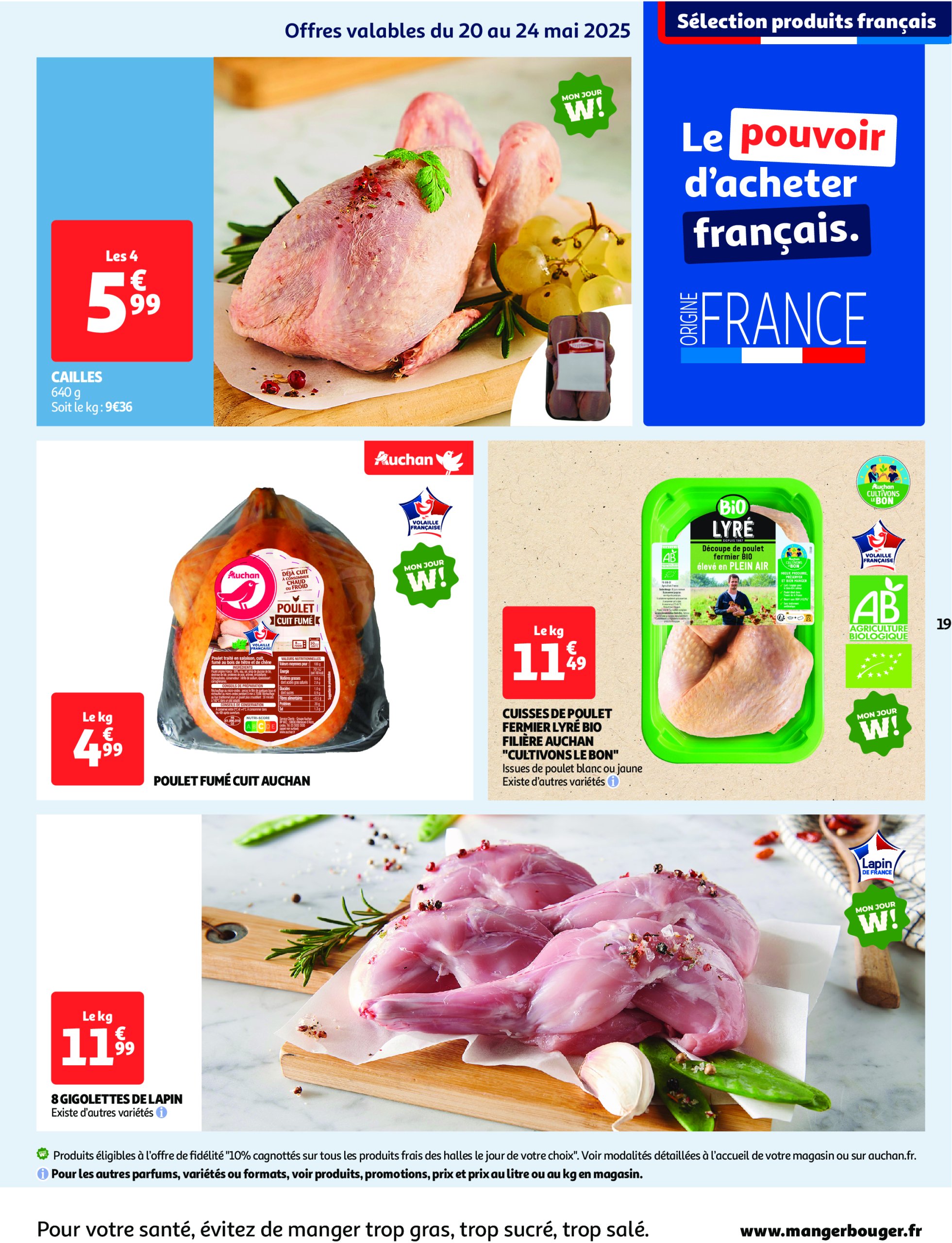 auchan - Catalogue Auchan - Fête des mères valable dès 20/05 - 01/06 - page: 19 auchan - Catalogue Auchan - Fête des mères valable dès 20/05 - 01/06 - page: 19