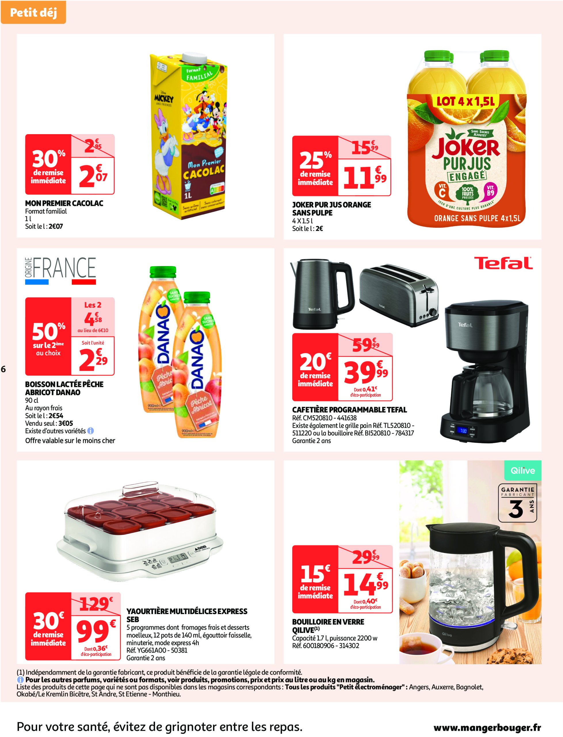 auchan - Catalogue Auchan - Fête des mères valable dès 20/05 - 01/06 - page: 6 auchan - Catalogue Auchan - Fête des mères valable dès 20/05 - 01/06 - page: 6