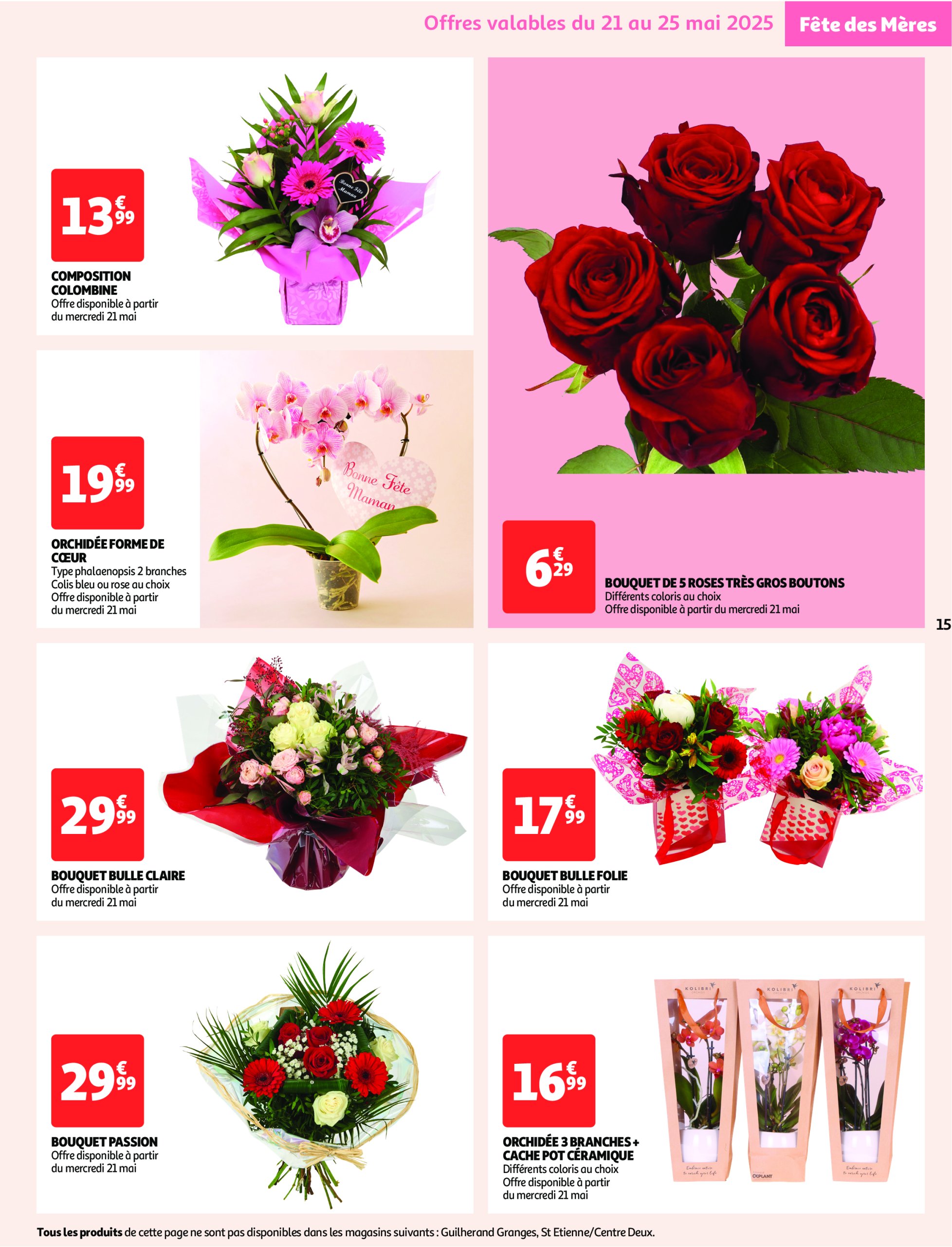 auchan - Catalogue Auchan - Fête des mères valable dès 20/05 - 01/06 - page: 15 auchan - Catalogue Auchan - Fête des mères valable dès 20/05 - 01/06 - page: 15
