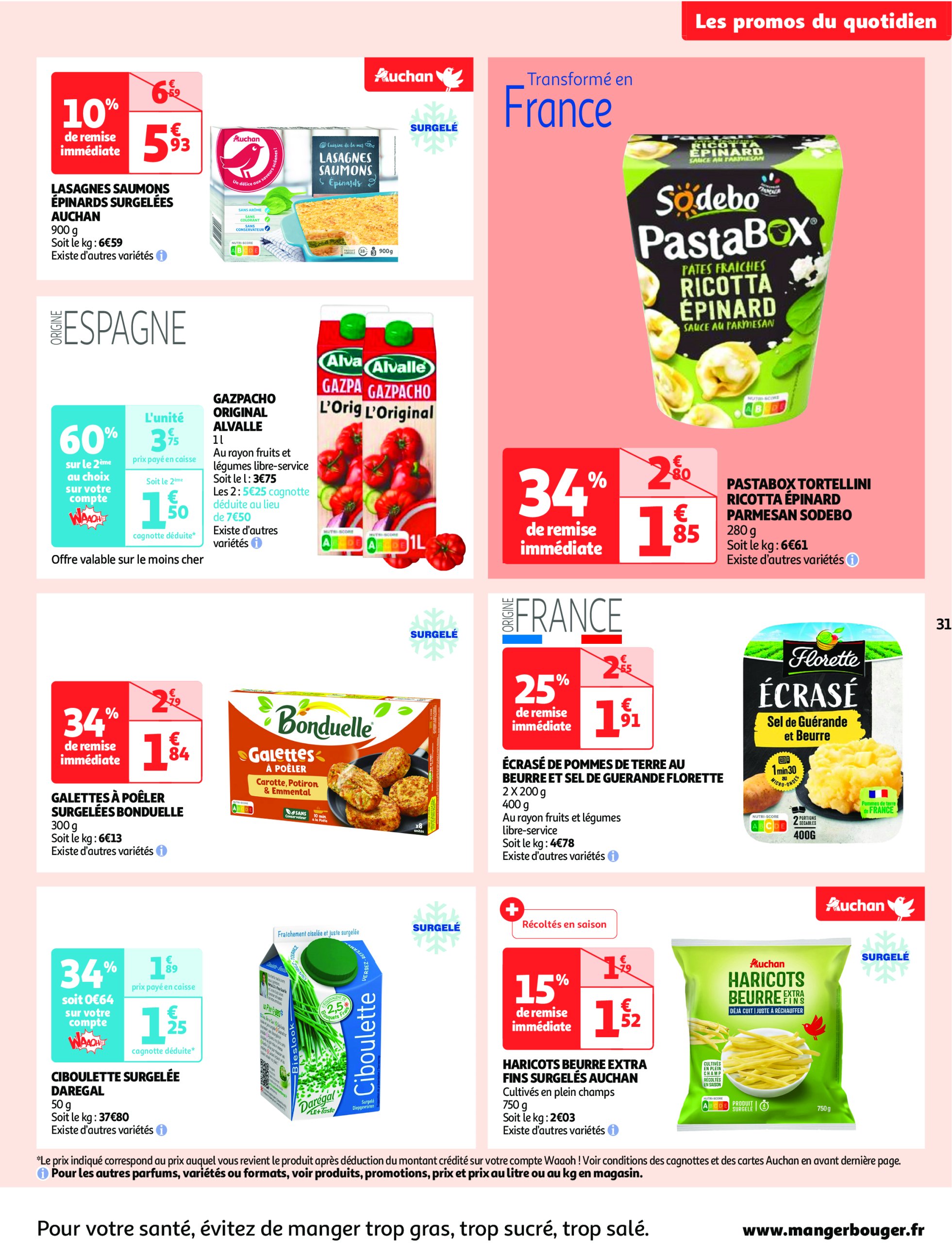 auchan - Catalogue Auchan - Fête des mères valable dès 20/05 - 01/06 - page: 31 auchan - Catalogue Auchan - Fête des mères valable dès 20/05 - 01/06 - page: 31