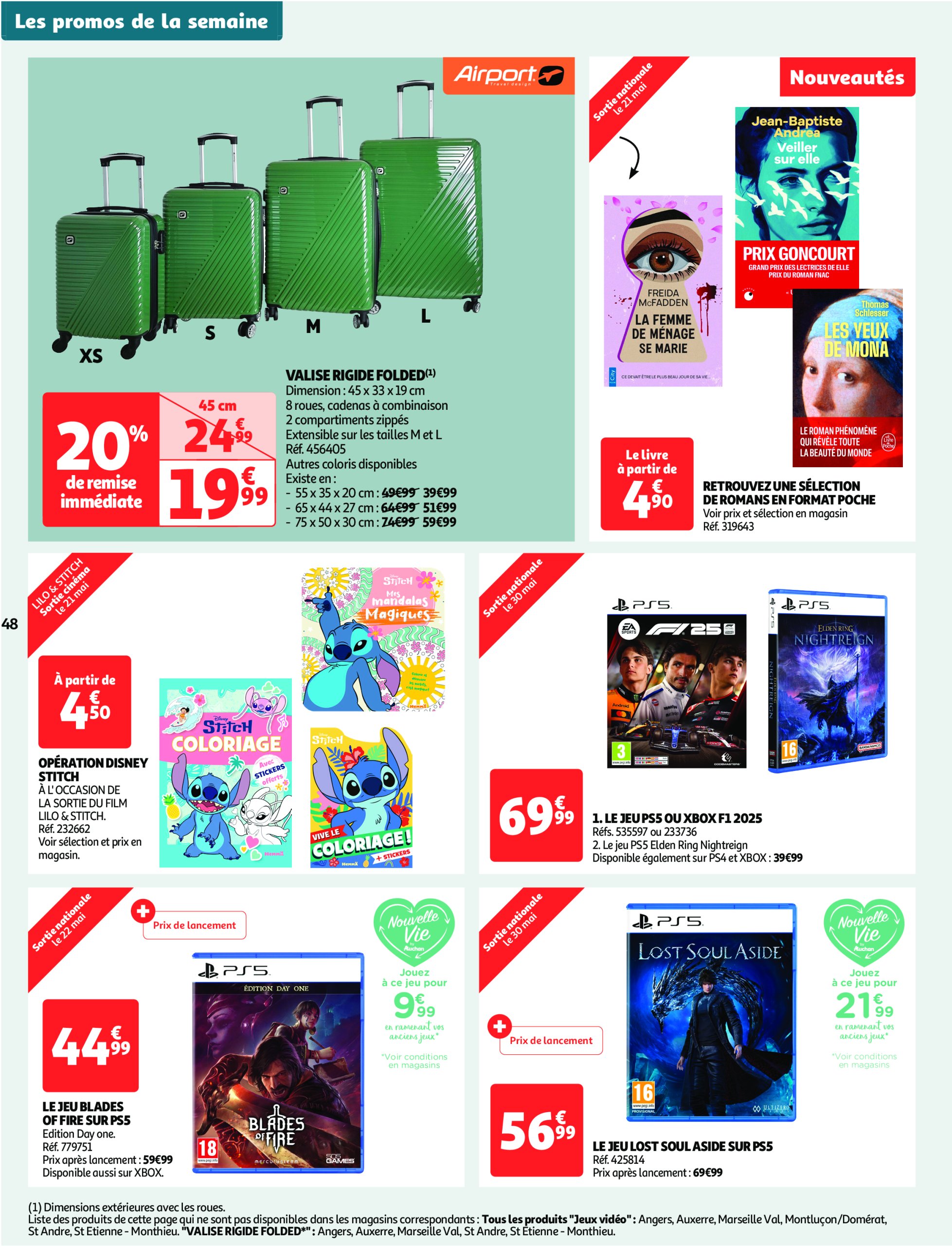 auchan - Catalogue Auchan - Fête des mères valable dès 20/05 - 01/06 - page: 48 auchan - Catalogue Auchan - Fête des mères valable dès 20/05 - 01/06 - page: 48
