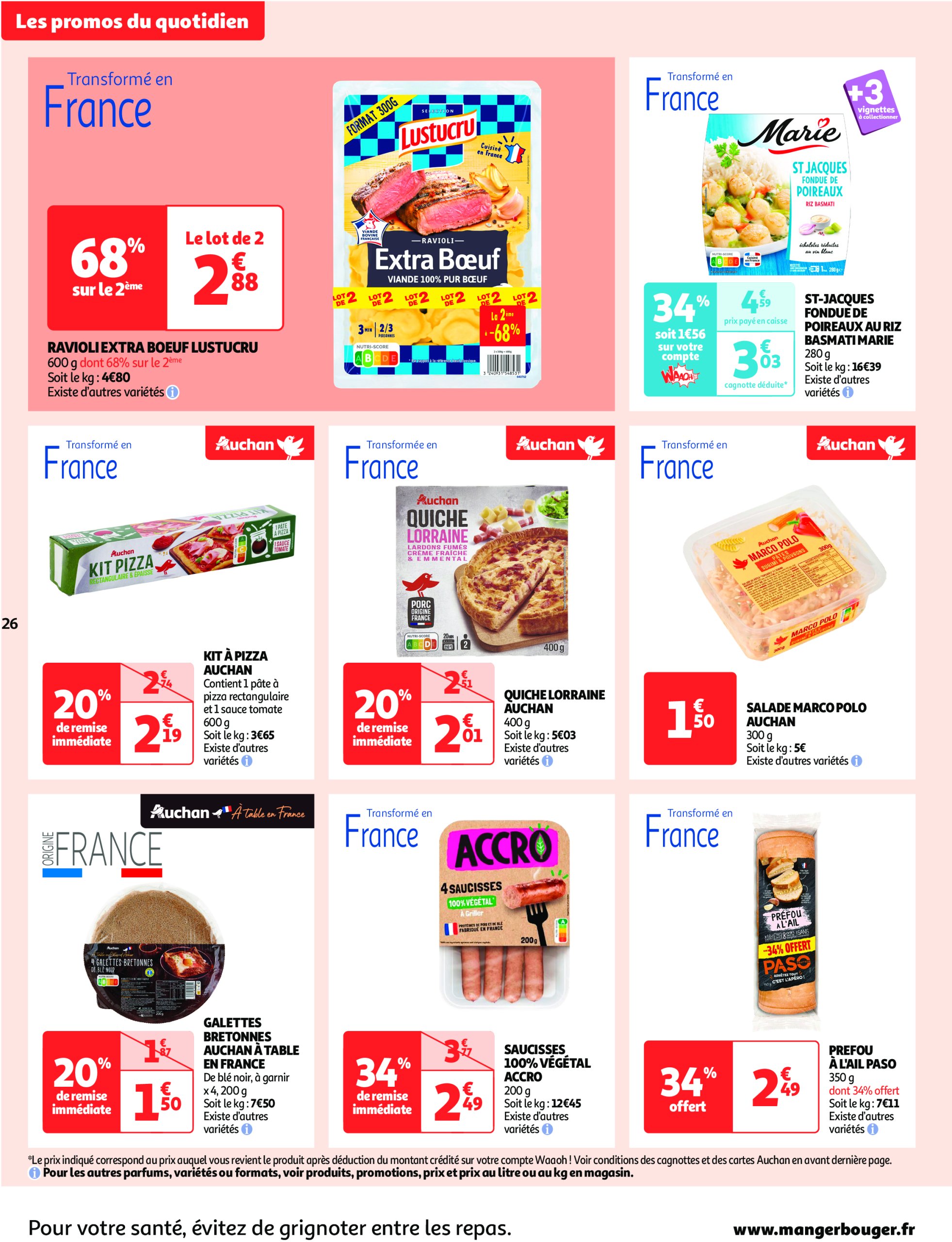 auchan - Catalogue Auchan - Fête des mères valable dès 20/05 - 01/06 - page: 26 auchan - Catalogue Auchan - Fête des mères valable dès 20/05 - 01/06 - page: 26