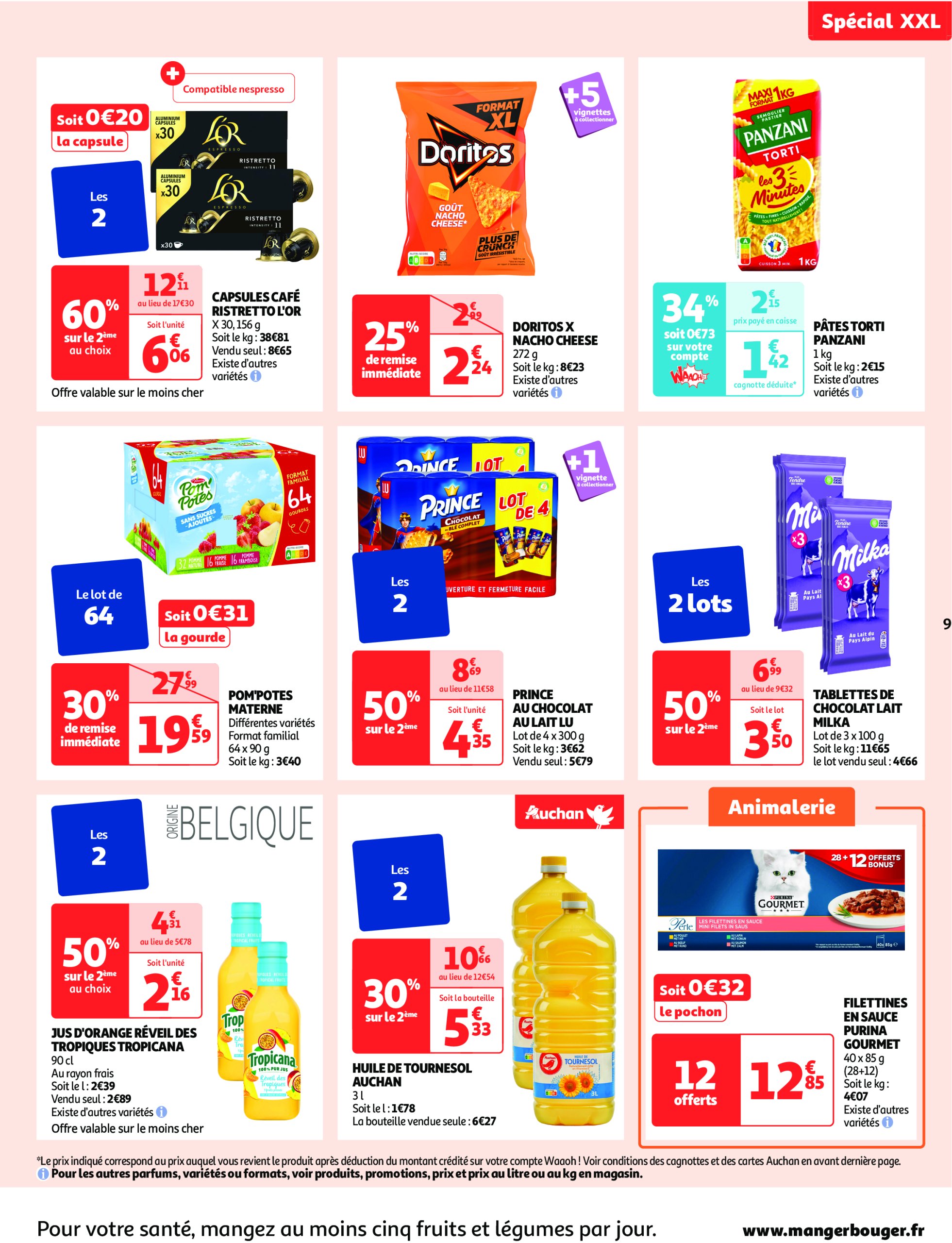 auchan - Catalogue Auchan supermarché - Les prix bas qui font du bien au quotidien valable dès 27/05 - 31/05 - page: 9