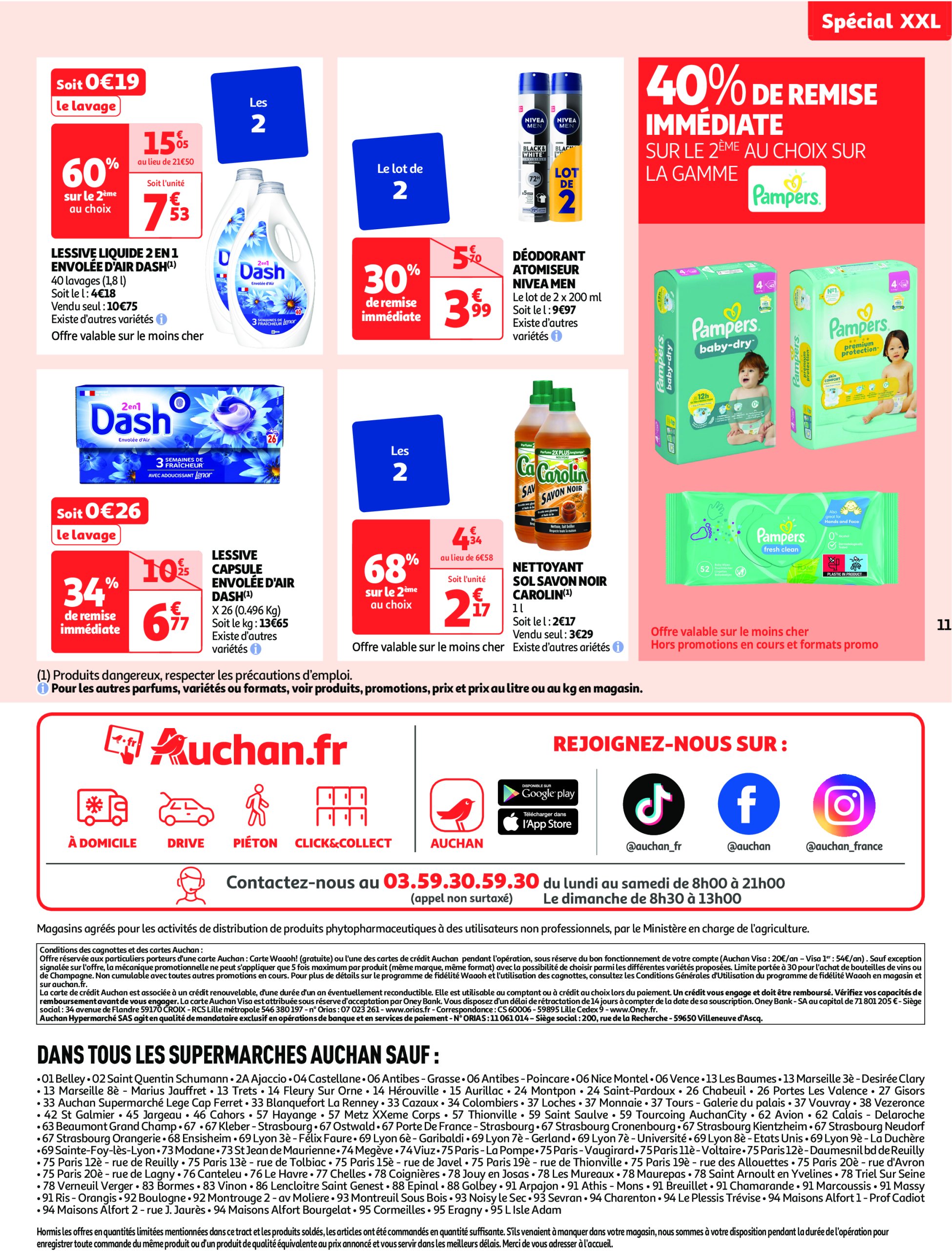 auchan - Catalogue Auchan supermarché - Les prix bas qui font du bien au quotidien valable dès 27/05 - 31/05 - page: 11