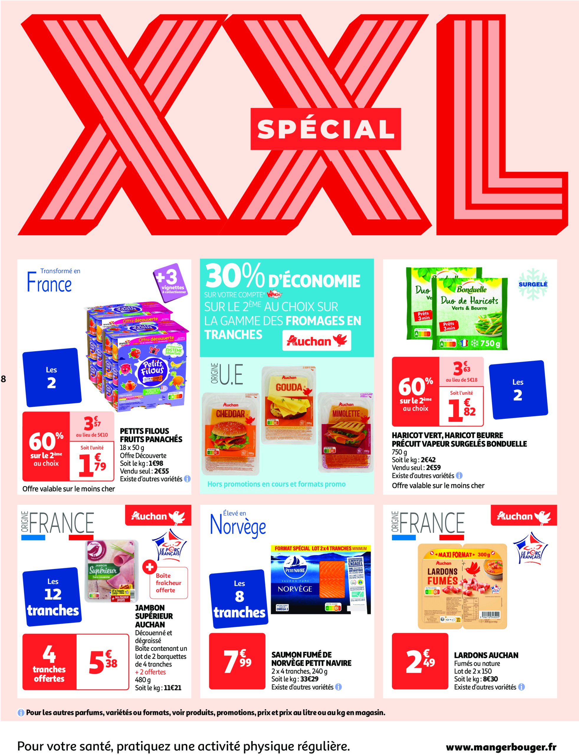 auchan - Catalogue Auchan supermarché - Les prix bas qui font du bien au quotidien valable dès 27/05 - 31/05 - page: 8