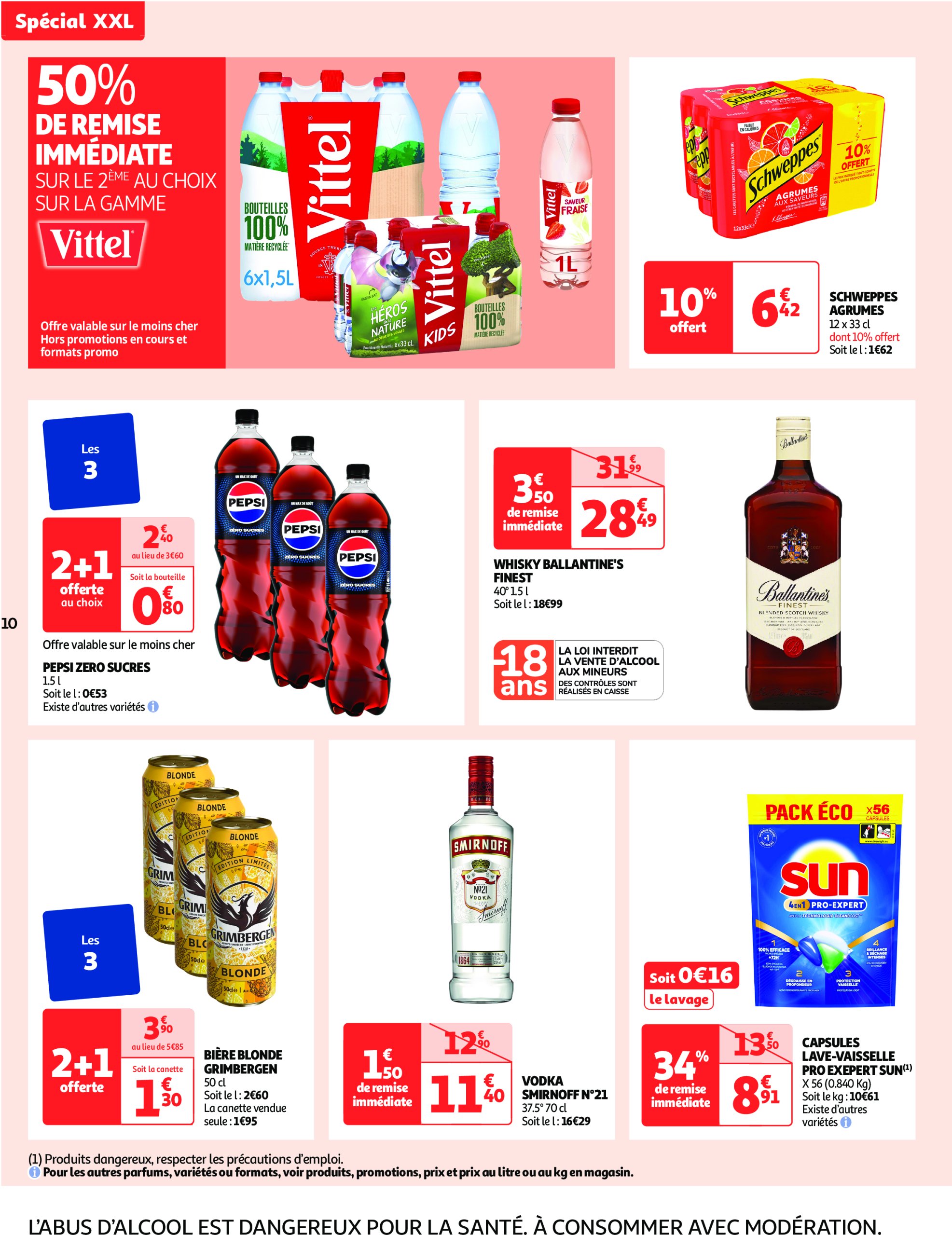auchan - Catalogue Auchan supermarché - Les prix bas qui font du bien au quotidien valable dès 27/05 - 31/05 - page: 10