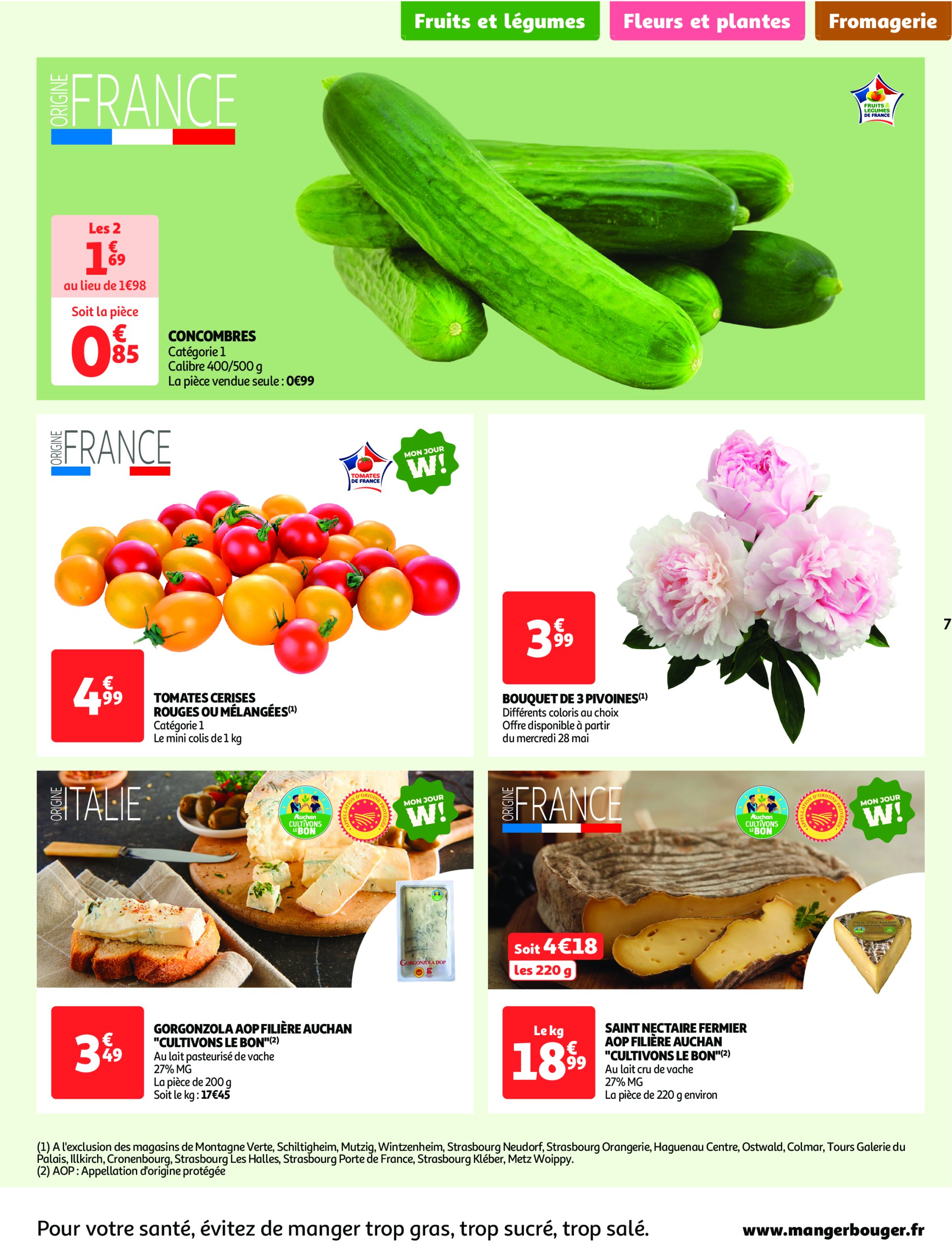 auchan - Catalogue Auchan supermarché - Les prix bas qui font du bien au quotidien valable dès 27/05 - 31/05 - page: 7