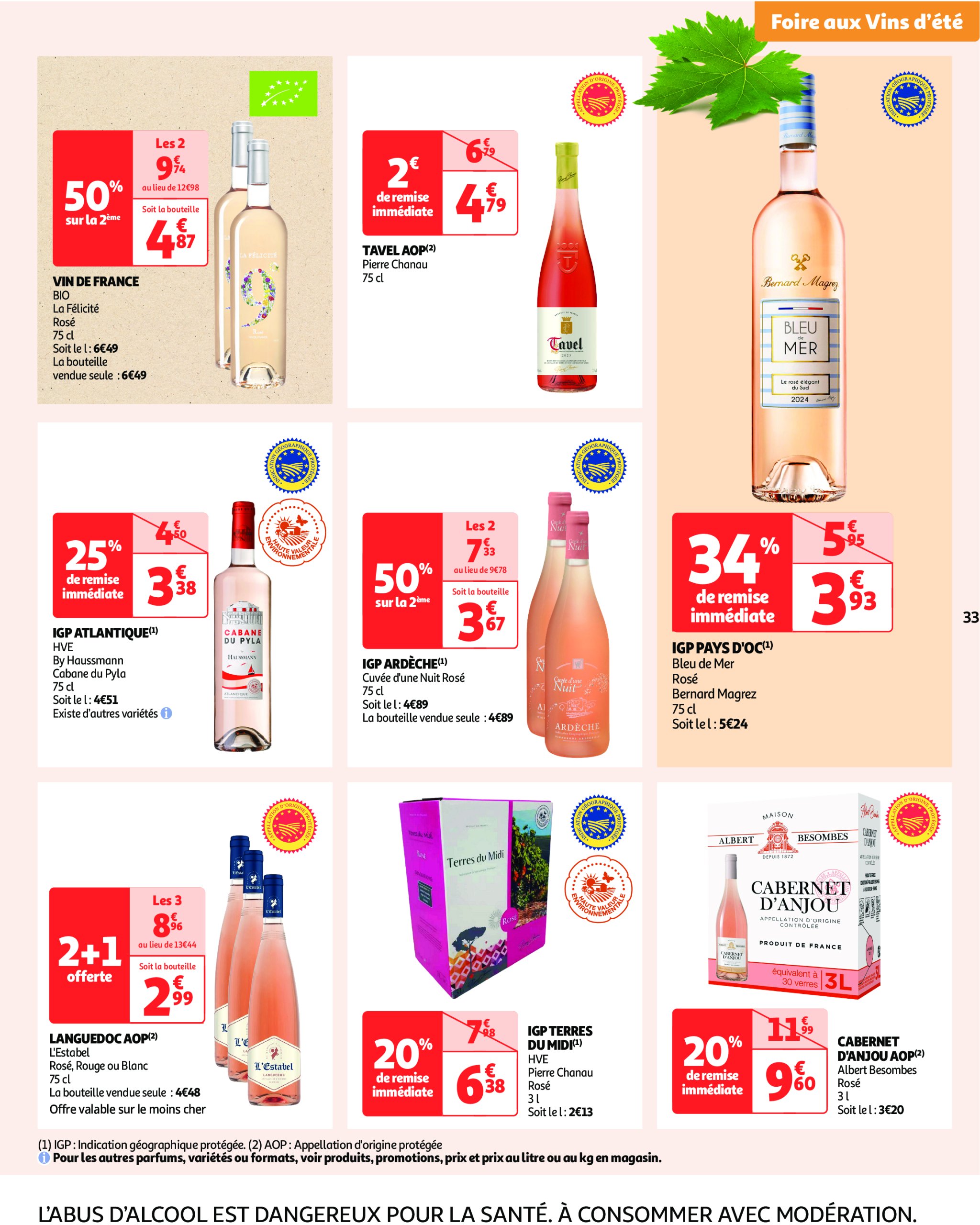 auchan - Catalogue Auchan - XXL : En gros, vous êtes toujours gagnant valable dès 27/05 - 09/06 - page: 33 auchan - Catalogue Auchan - XXL : En gros, vous êtes toujours gagnant valable dès 27/05 - 09/06 - page: 33