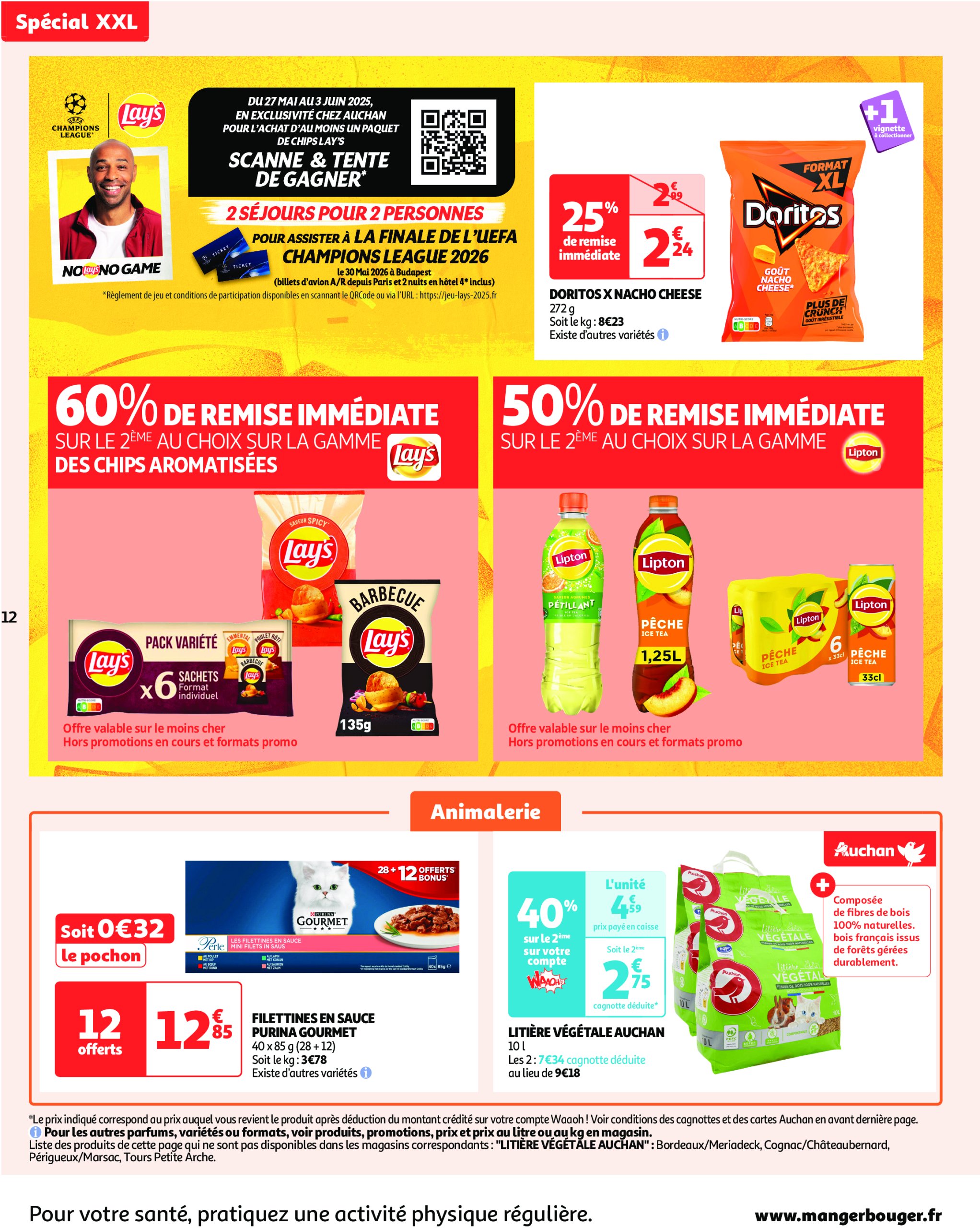 auchan - Catalogue Auchan - XXL : En gros, vous êtes toujours gagnant valable dès 27/05 - 09/06 - page: 12 auchan - Catalogue Auchan - XXL : En gros, vous êtes toujours gagnant valable dès 27/05 - 09/06 - page: 12