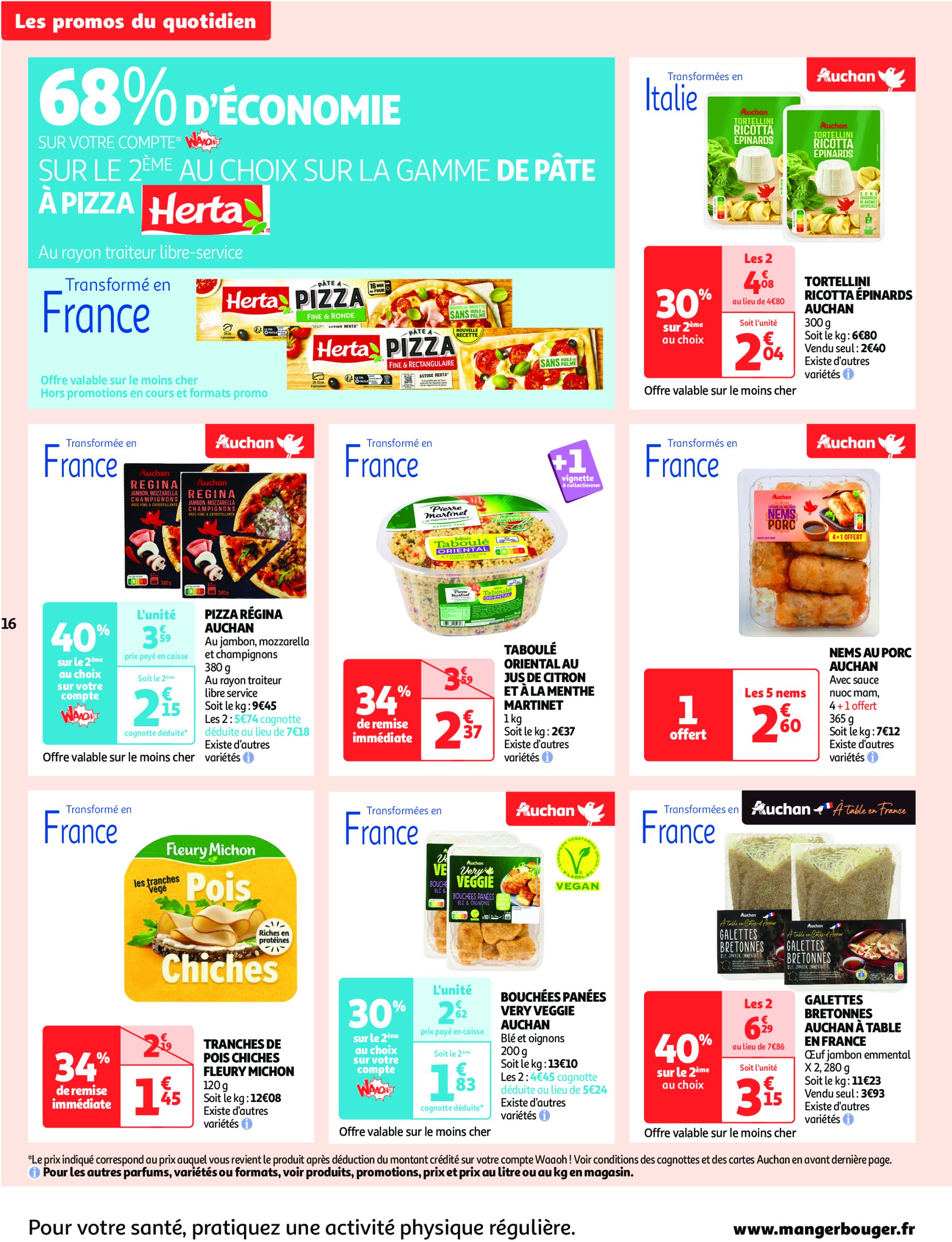 auchan - Catalogue Auchan supermarché - Les halles en fêtes, c'est par ici ! valable dès 03/06 - 14/06 - page: 16