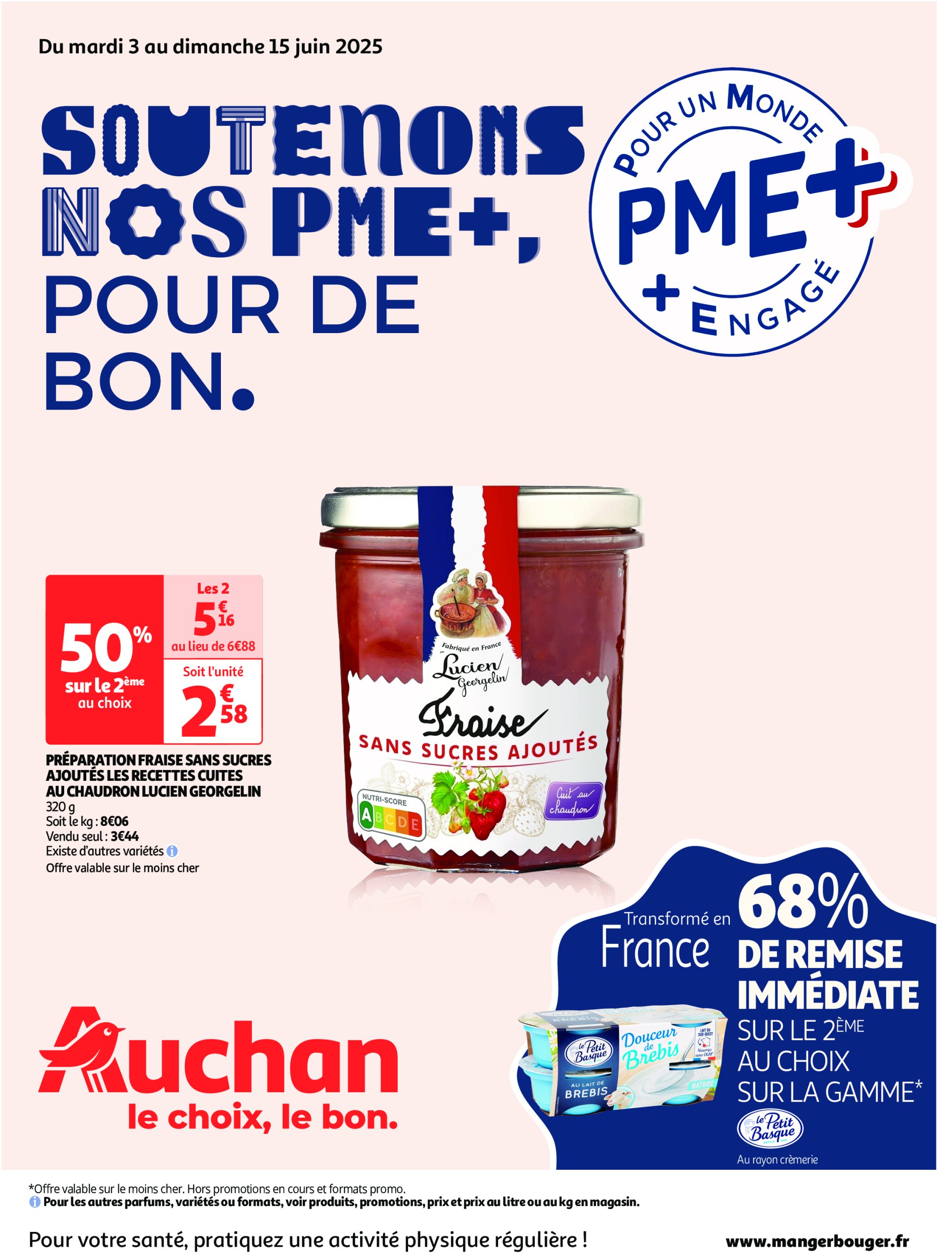 auchan - Catalogue Auchan - Soutenons nos PME+ pour de bon valable dès 03/06 - 15/06