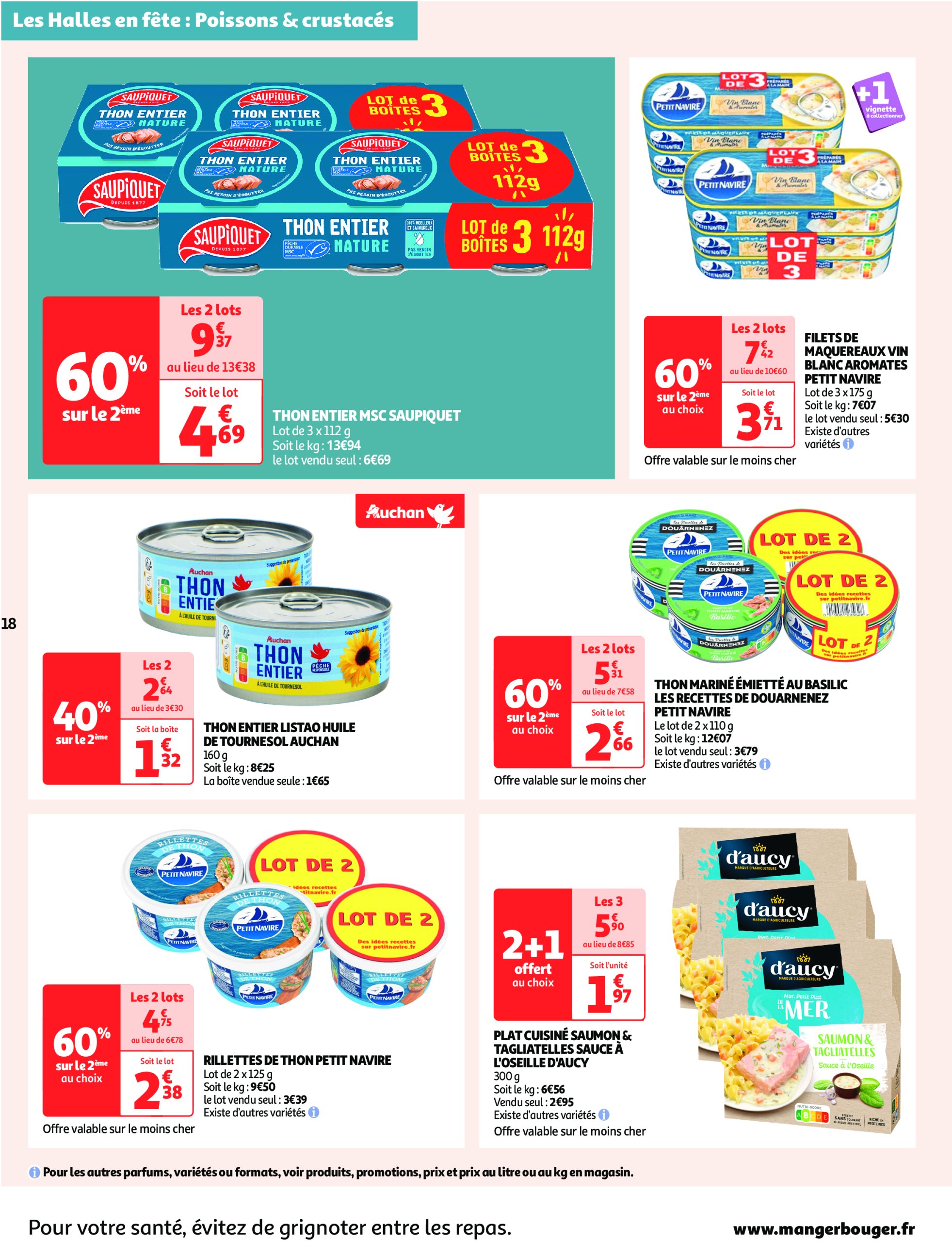 auchan - Catalogue Auchan - Des prix qui ne poussent pas le bouchon valable dès 03/06 - 15/06 - page: 18 auchan - Catalogue Auchan - Des prix qui ne poussent pas le bouchon valable dès 03/06 - 15/06 - page: 18