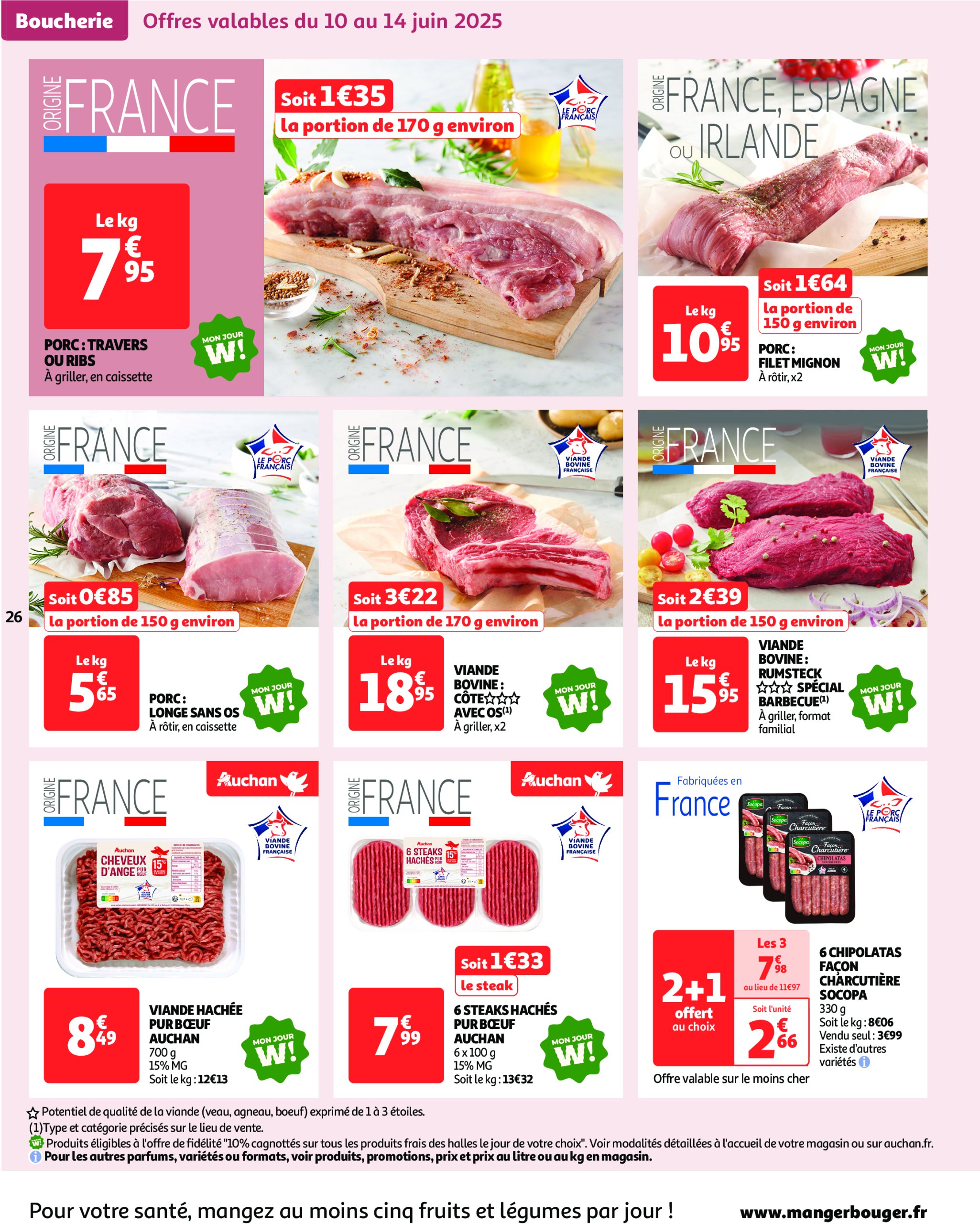 auchan - Catalogue Auchan - L'apéro, ça n'a pas de prix. Ou un tout petit. valable du 10/06 au 22/06 - page: 26 auchan - Catalogue Auchan - L'apéro, ça n'a pas de prix. Ou un tout petit. valable du 10/06 au 22/06 - page: 26