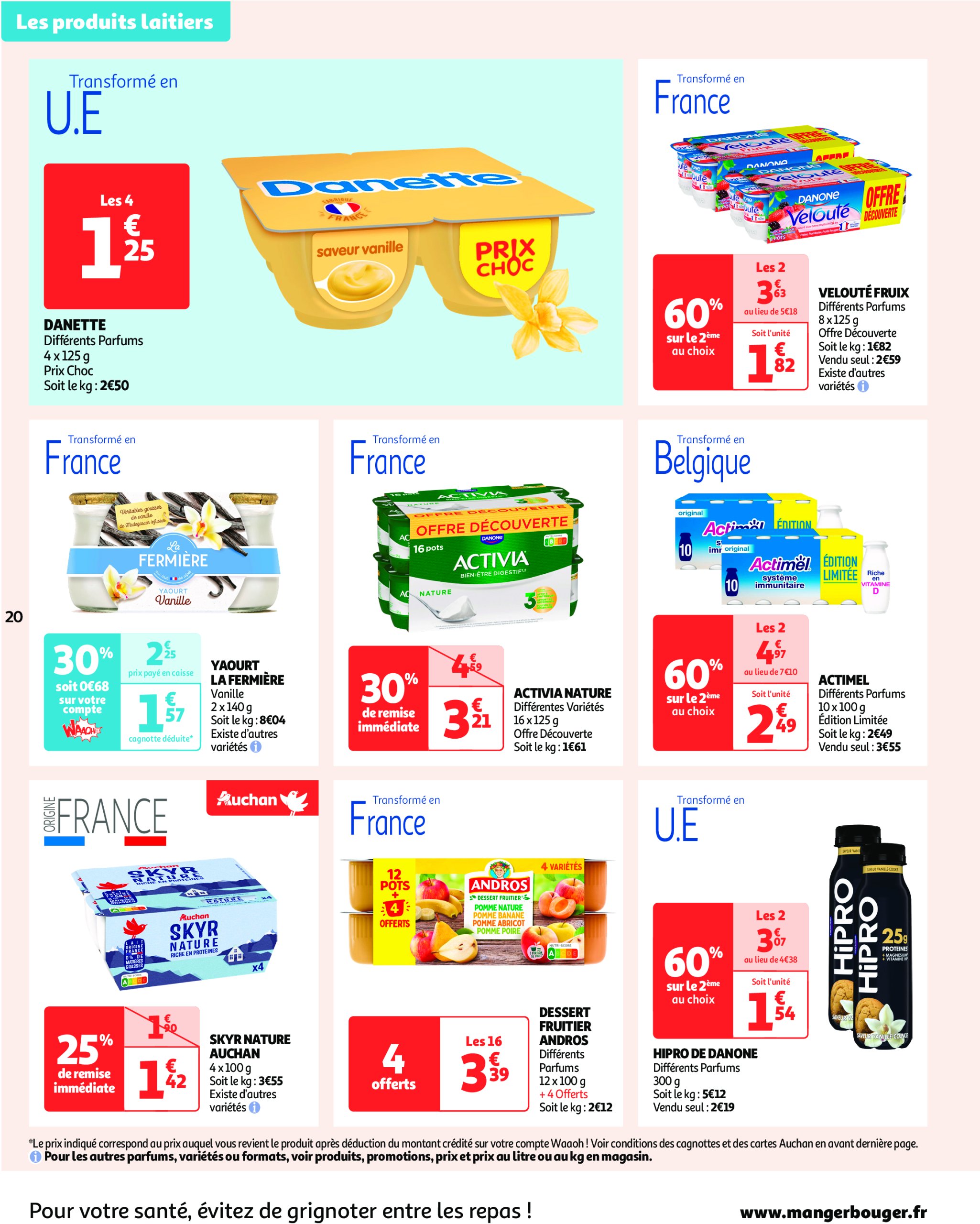 auchan - Catalogue Auchan - L'apéro, ça n'a pas de prix. Ou un tout petit. valable du 10/06 au 22/06 - page: 20 auchan - Catalogue Auchan - L'apéro, ça n'a pas de prix. Ou un tout petit. valable du 10/06 au 22/06 - page: 20