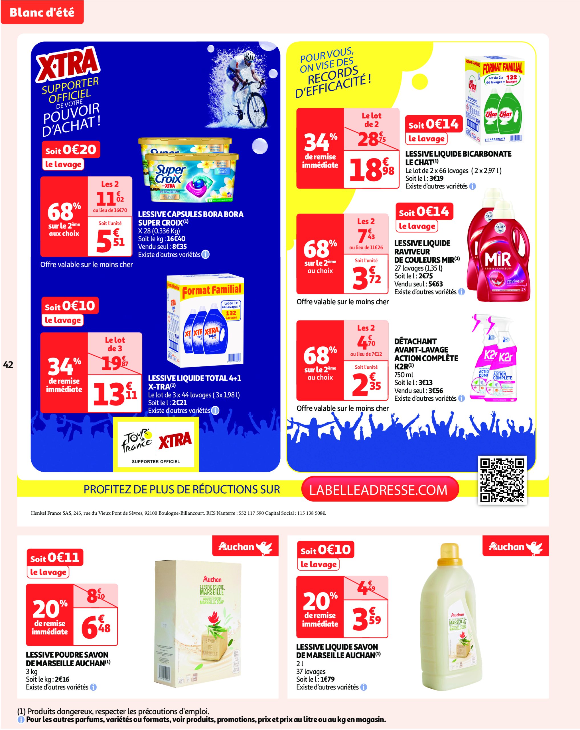 auchan - Catalogue Auchan - L'apéro, ça n'a pas de prix. Ou un tout petit. valable du 10/06 au 22/06 - page: 42 auchan - Catalogue Auchan - L'apéro, ça n'a pas de prix. Ou un tout petit. valable du 10/06 au 22/06 - page: 42