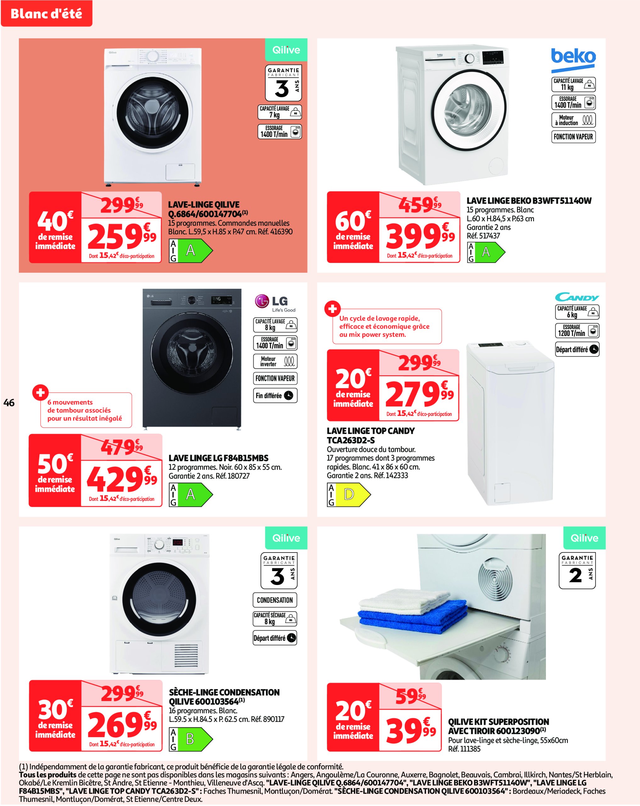 auchan - Catalogue Auchan - L'apéro, ça n'a pas de prix. Ou un tout petit. valable du 10/06 au 22/06 - page: 46 auchan - Catalogue Auchan - L'apéro, ça n'a pas de prix. Ou un tout petit. valable du 10/06 au 22/06 - page: 46
