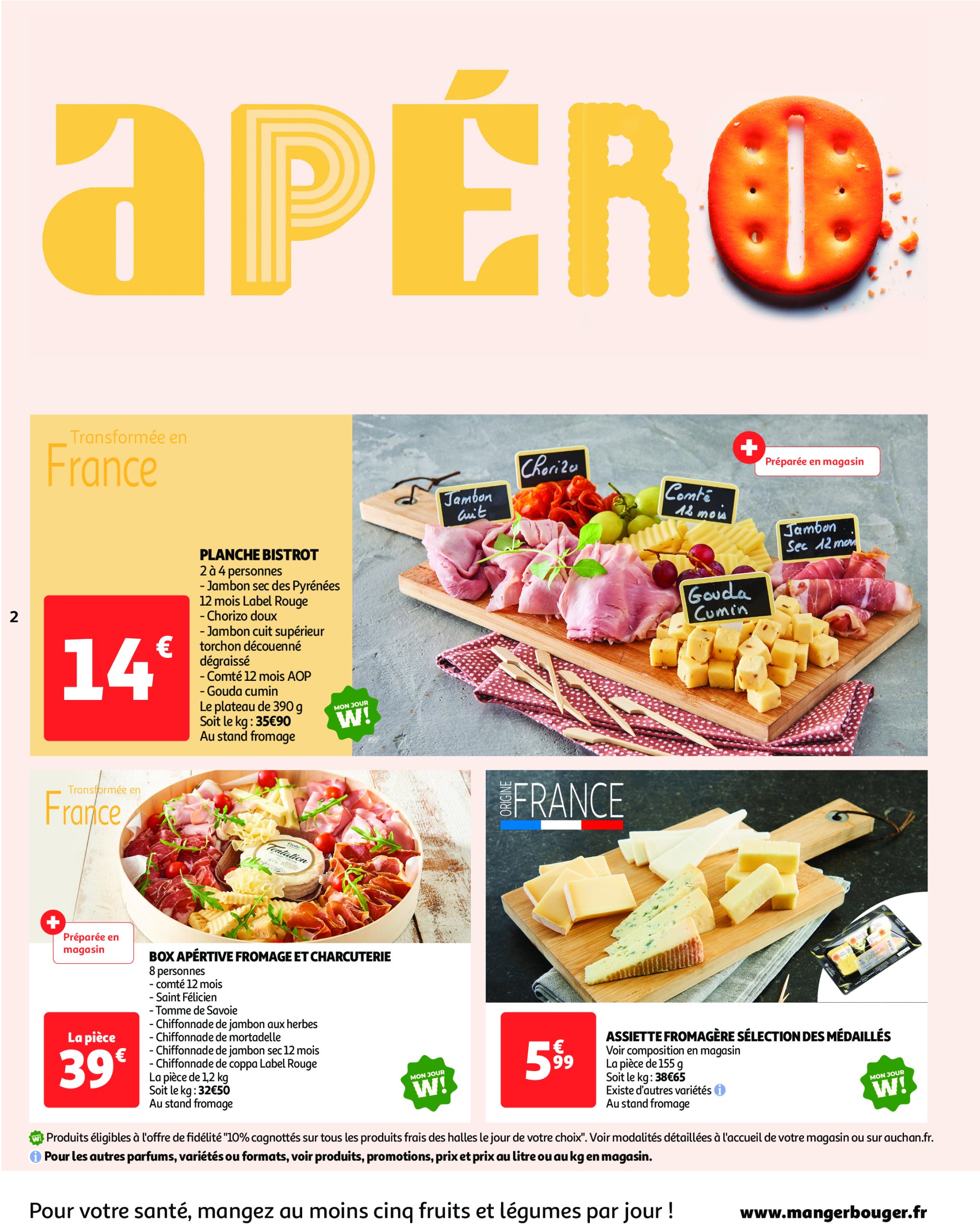 auchan - Catalogue Auchan - L'apéro, ça n'a pas de prix. Ou un tout petit. valable du 10/06 au 22/06 - page: 2 auchan - Catalogue Auchan - L'apéro, ça n'a pas de prix. Ou un tout petit. valable du 10/06 au 22/06 - page: 2