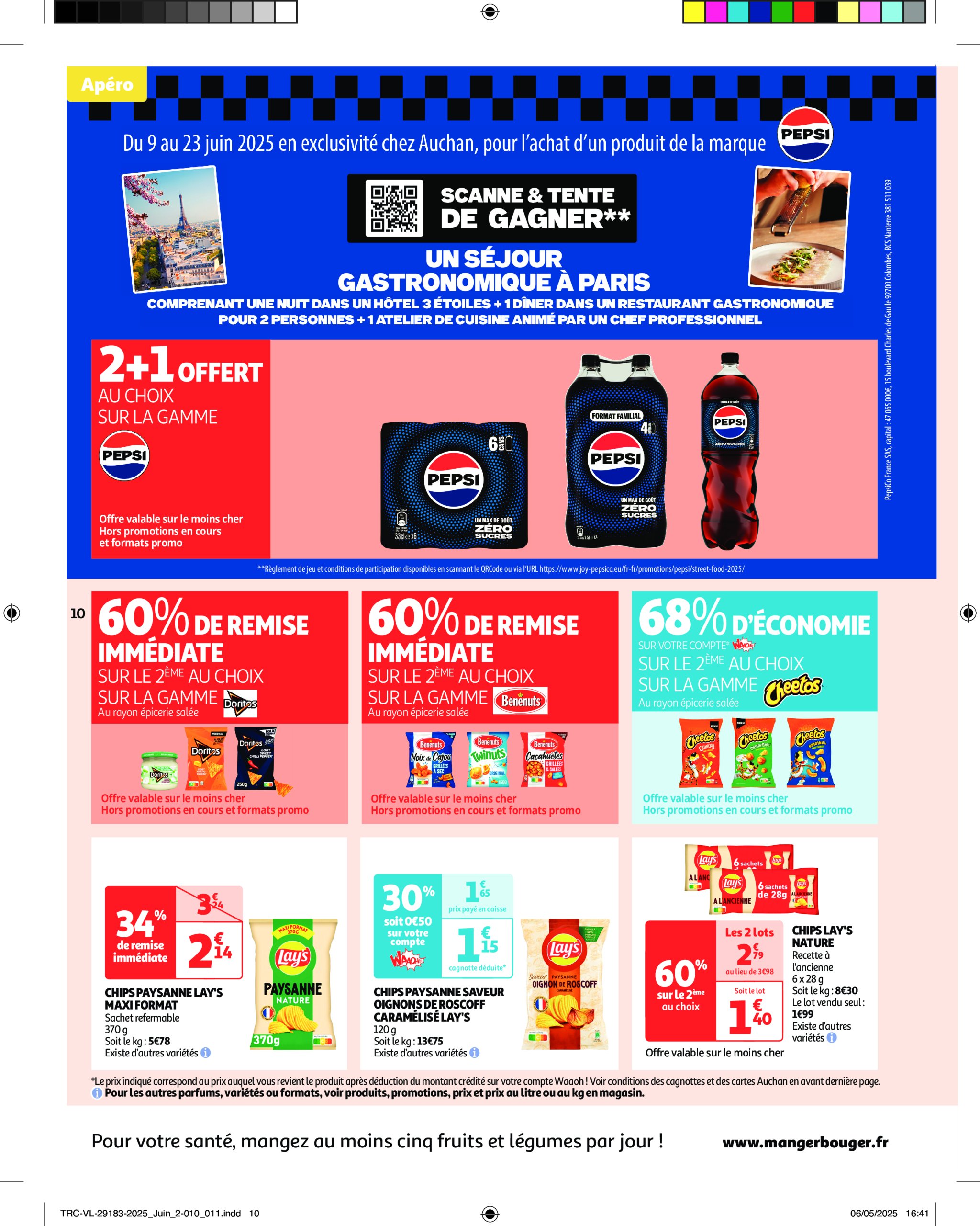 auchan - Catalogue Auchan - L'apéro, ça n'a pas de prix. Ou un tout petit. valable du 10/06 au 22/06 - page: 10 auchan - Catalogue Auchan - L'apéro, ça n'a pas de prix. Ou un tout petit. valable du 10/06 au 22/06 - page: 10